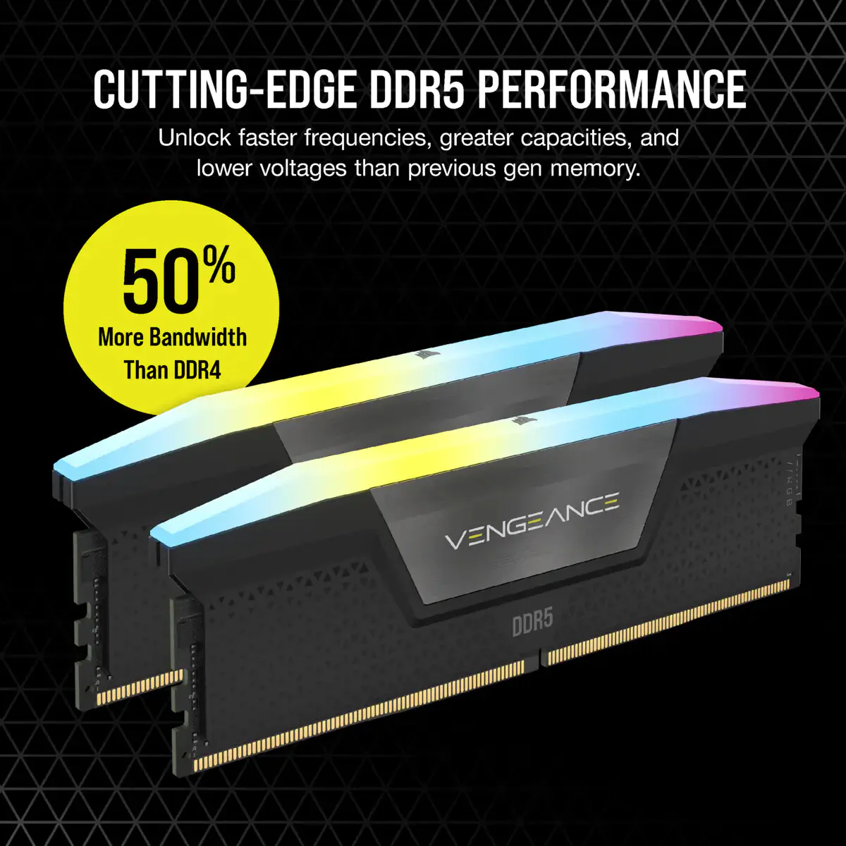 Corsair Vengeance RGB - 32 GB 2 x 16 GB DDR5 6400 MHz memory module - Image 6