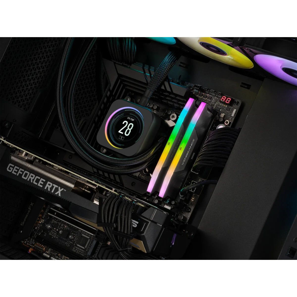 Corsair Vengeance RGB - 32 GB 2 x 16 GB DDR5 6000 MHz memory module - Image 3