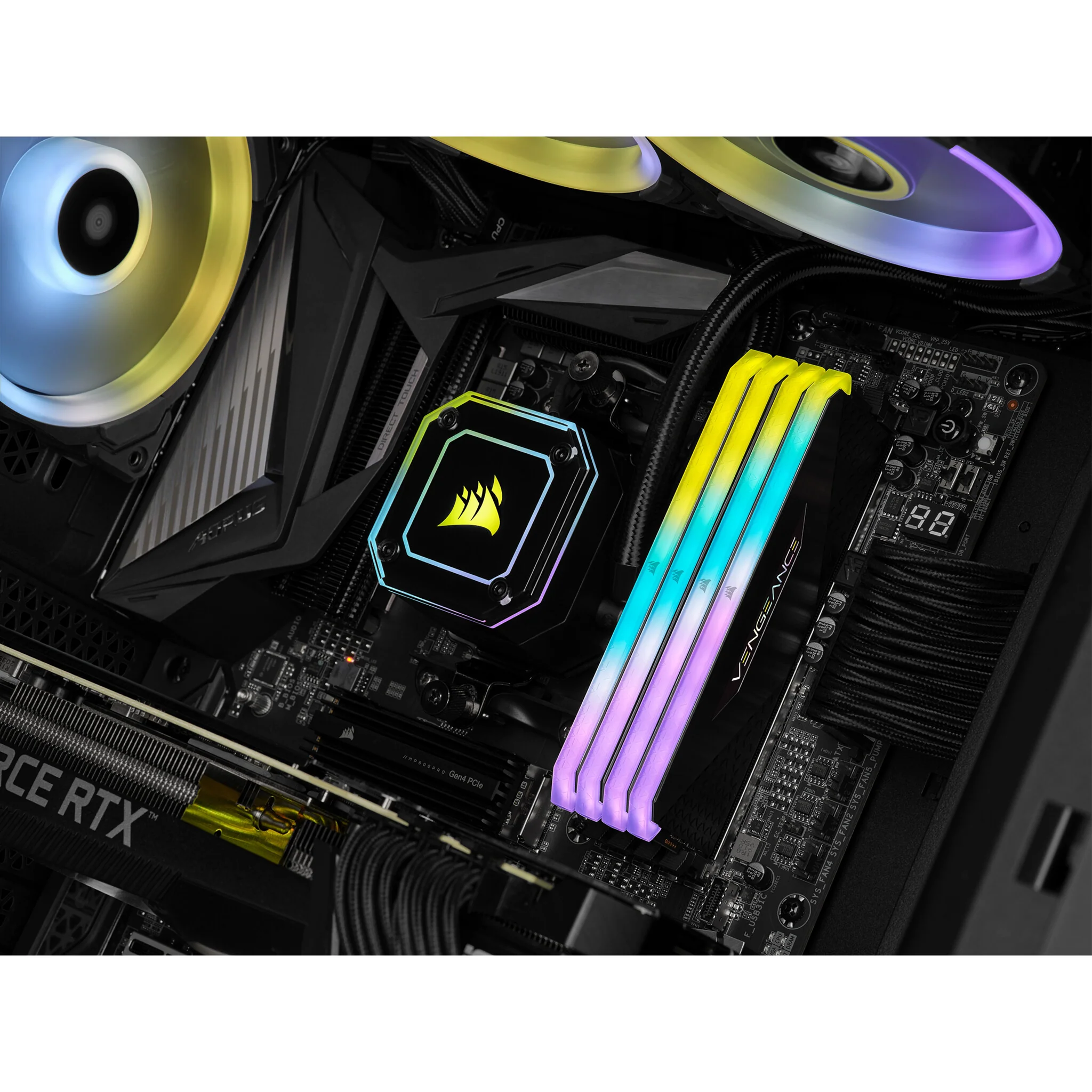 Corsair Vengeance RGB - 128 GB 4 x 32 GB DDR4 3600 MHz memory module - Image 7