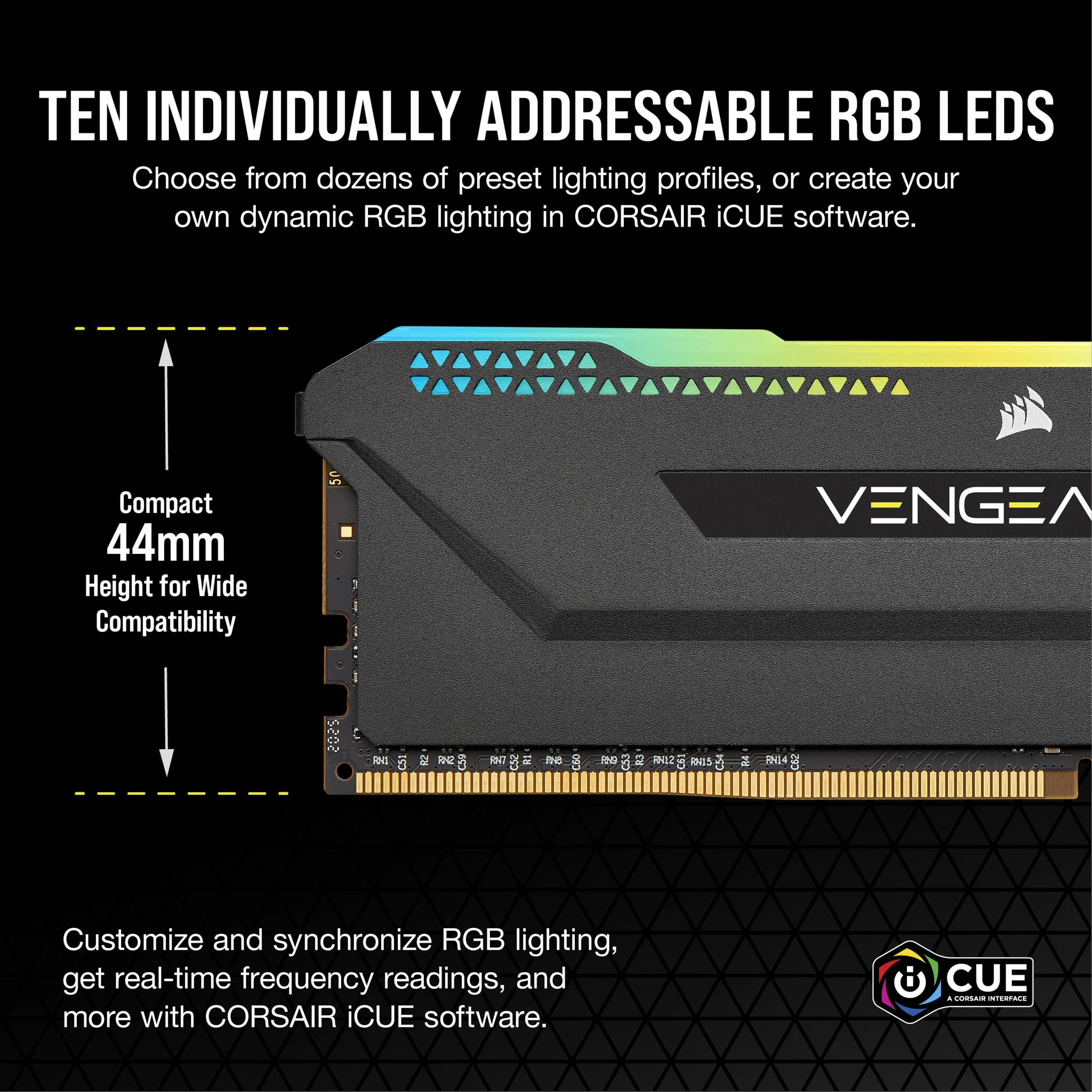 Corsair Vengeance RGB Pro - 32 GB 2 x 16 GB DDR4 3600 MHz memory module - Image 6