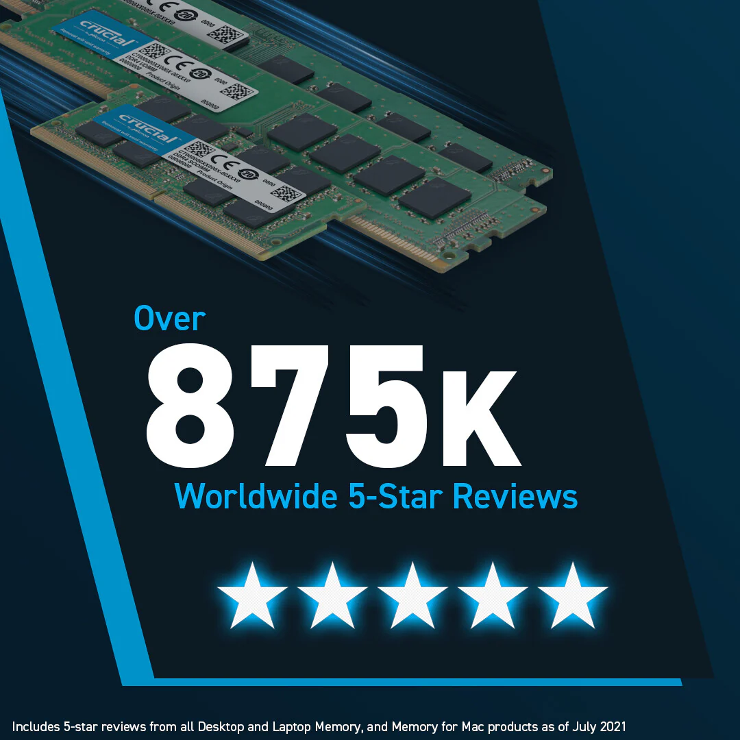 Crucial - 16 GB 1 x 16 GB DDR5 SO-DIMM 5600 MHz ECC memory module - Image 3