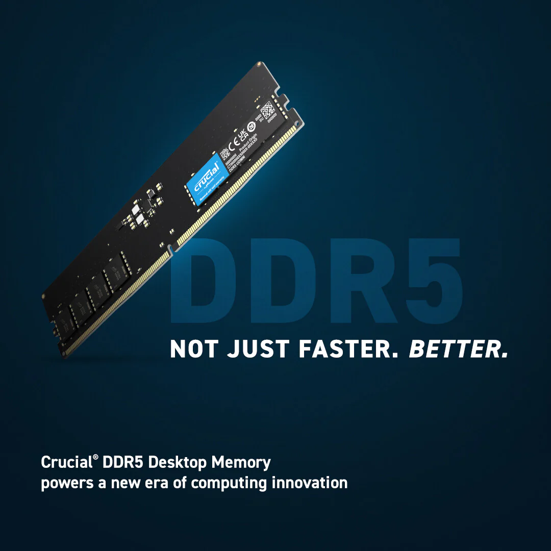 Crucial CT2K8G52C42U5 - 16 GB 2 x 8 GB DDR5 5200 MHz ECC memory module - Image 3