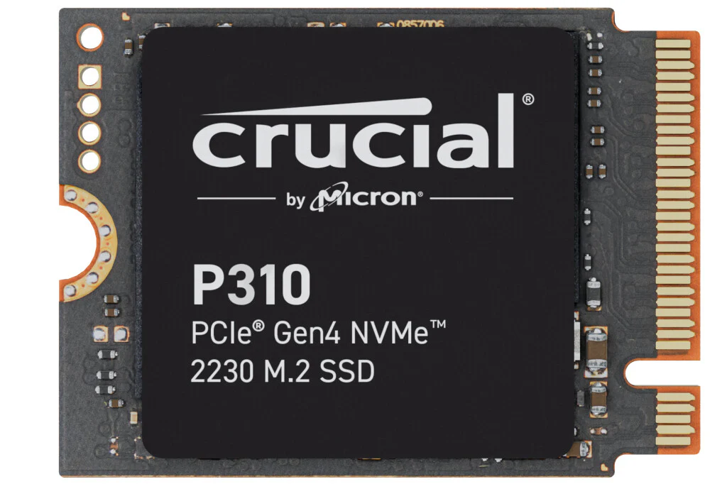 Crucial P310 - PCIe Gen4 NVMe 2230 M.2 SSD - 1 TB