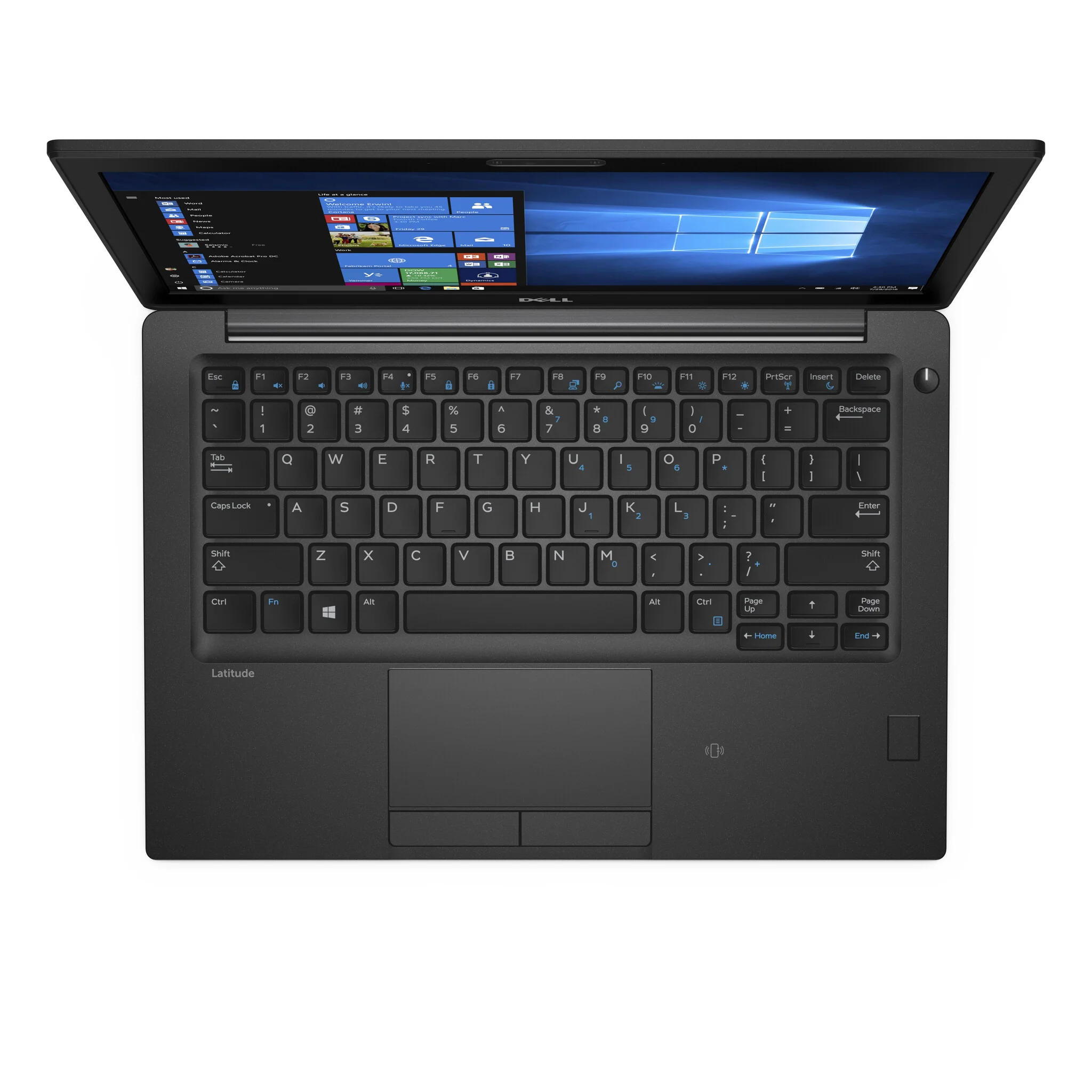 DELL Latitude 7280 Laptop - 31.8 cm (12.5") - Intel® Core™ i7-7600U - 8 GB DDR4-SDRAM - 256 GB SSD - Wi-Fi 5 - Windows 10 Pro - Black - Image 2