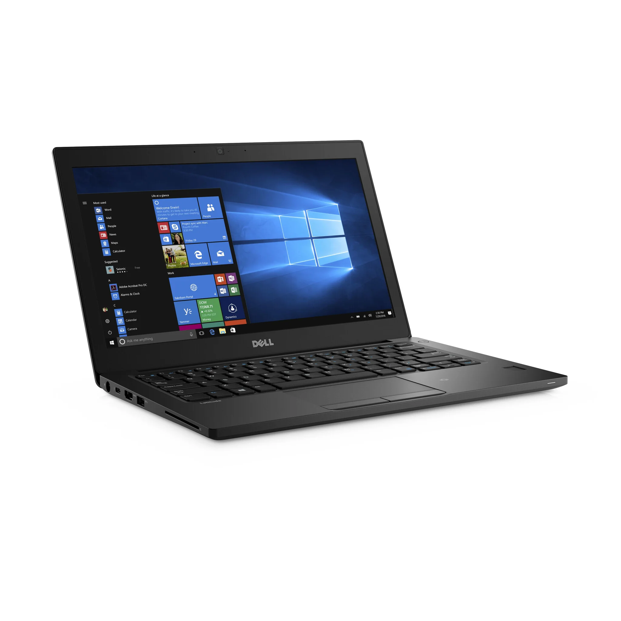 DELL Latitude 7280 Laptop - 31.8 cm (12.5") - Intel® Core™ i7-7600U - 8 GB DDR4-SDRAM - 256 GB SSD - Wi-Fi 5 - Windows 10 Pro - Black - Image 8