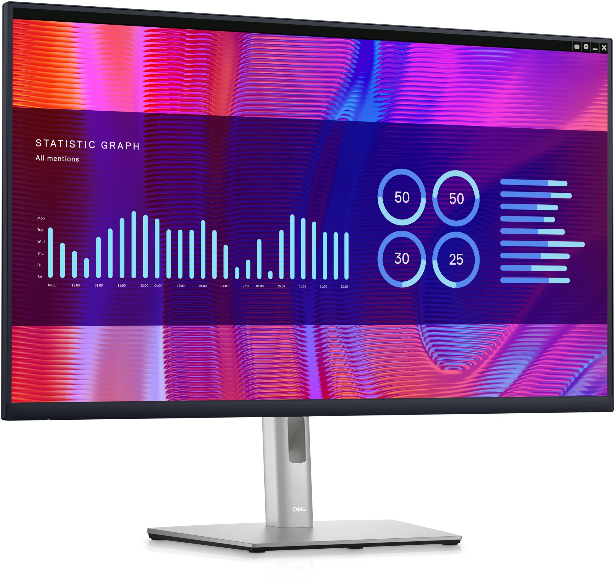 DELL P Series P3223DE - 80 cm (31.5") - 2560 x 1440 pixels Quad HD LCD Monitor - Image 2