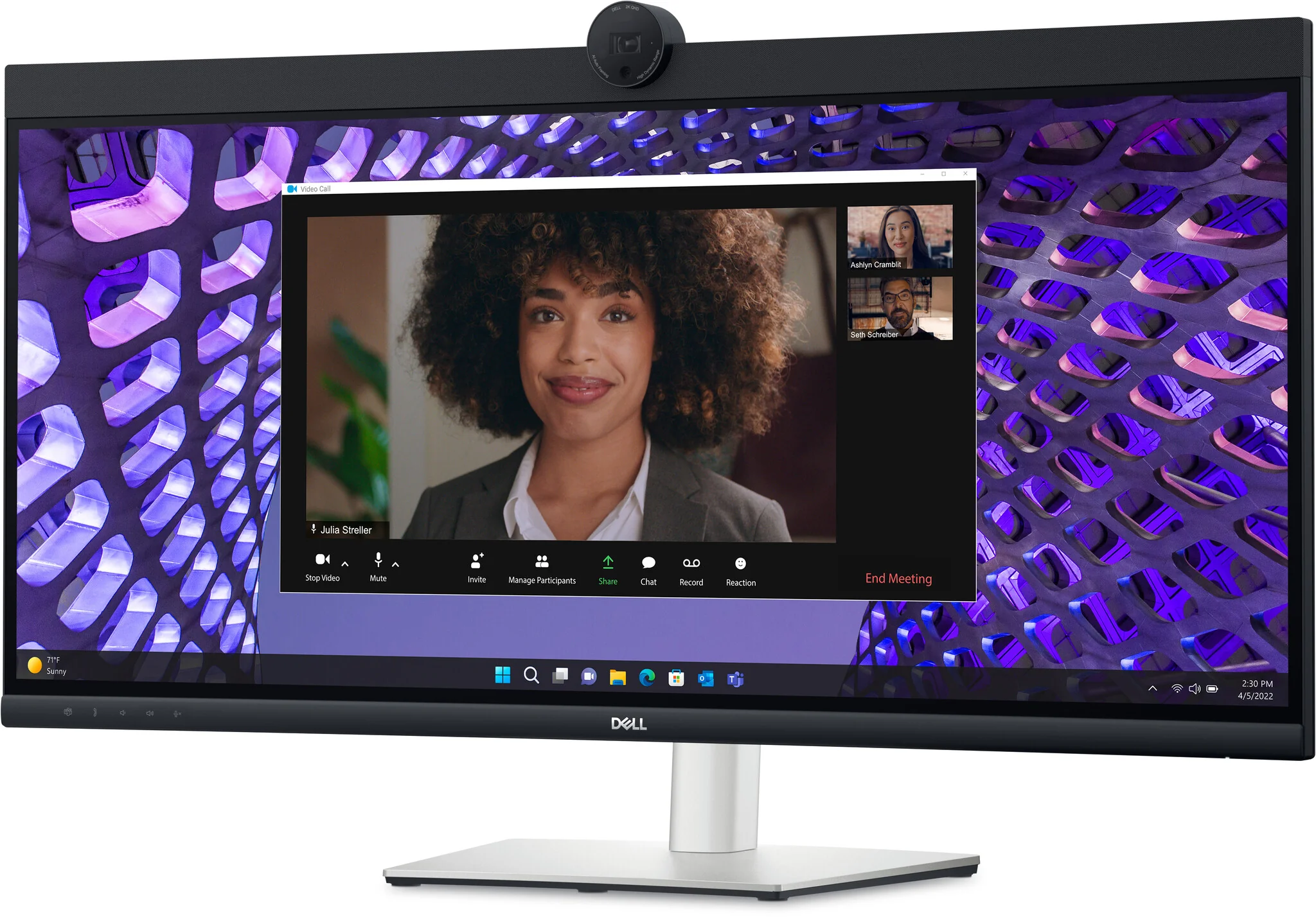 DELL P Series P3424WEB computer monitor 86.7 cm (34.1") 3440 x 1440 pixels 4K Ultra HD LCD