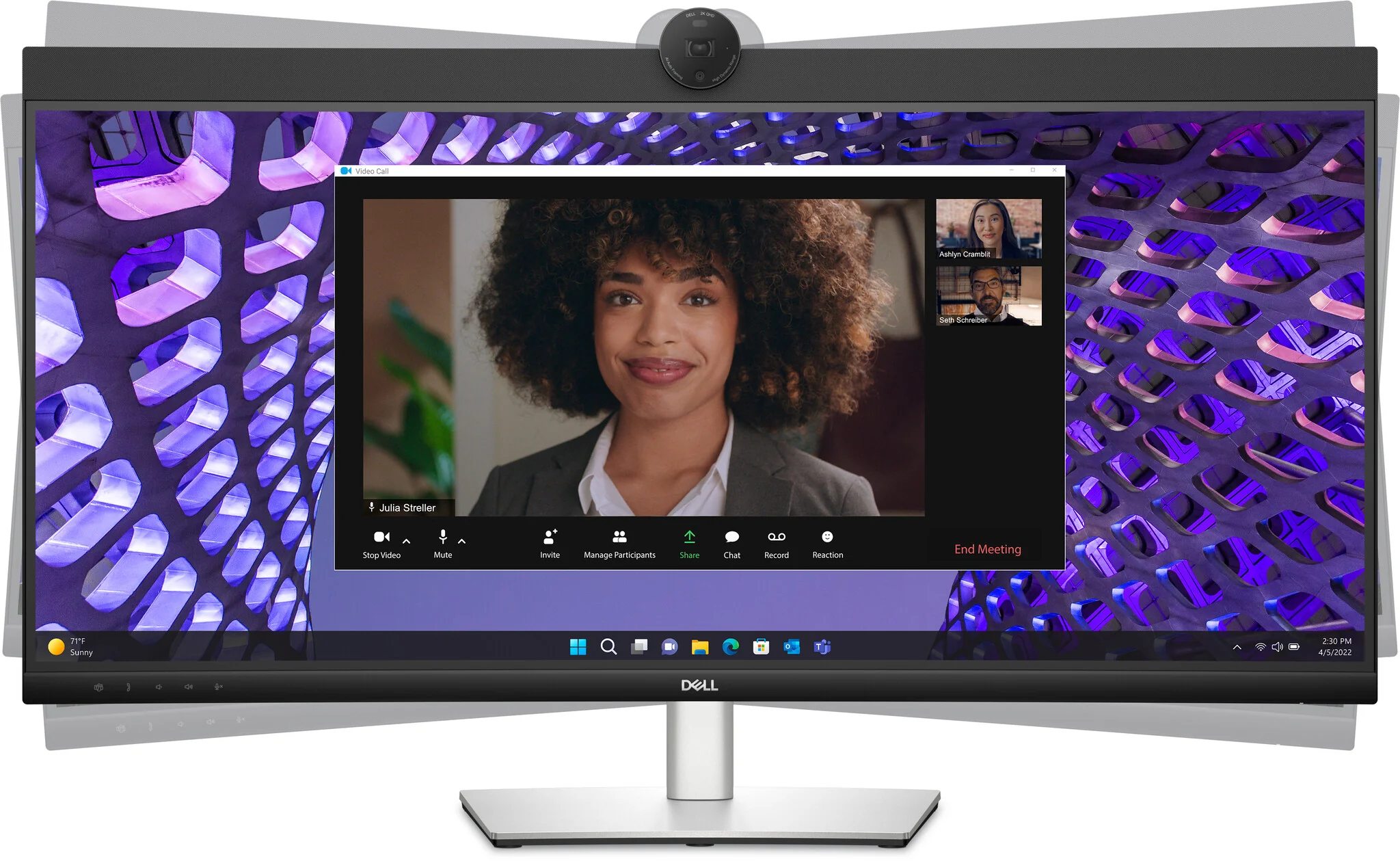 DELL P Series P3424WEB computer monitor 86.7 cm (34.1") 3440 x 1440 pixels 4K Ultra HD LCD - Image 4
