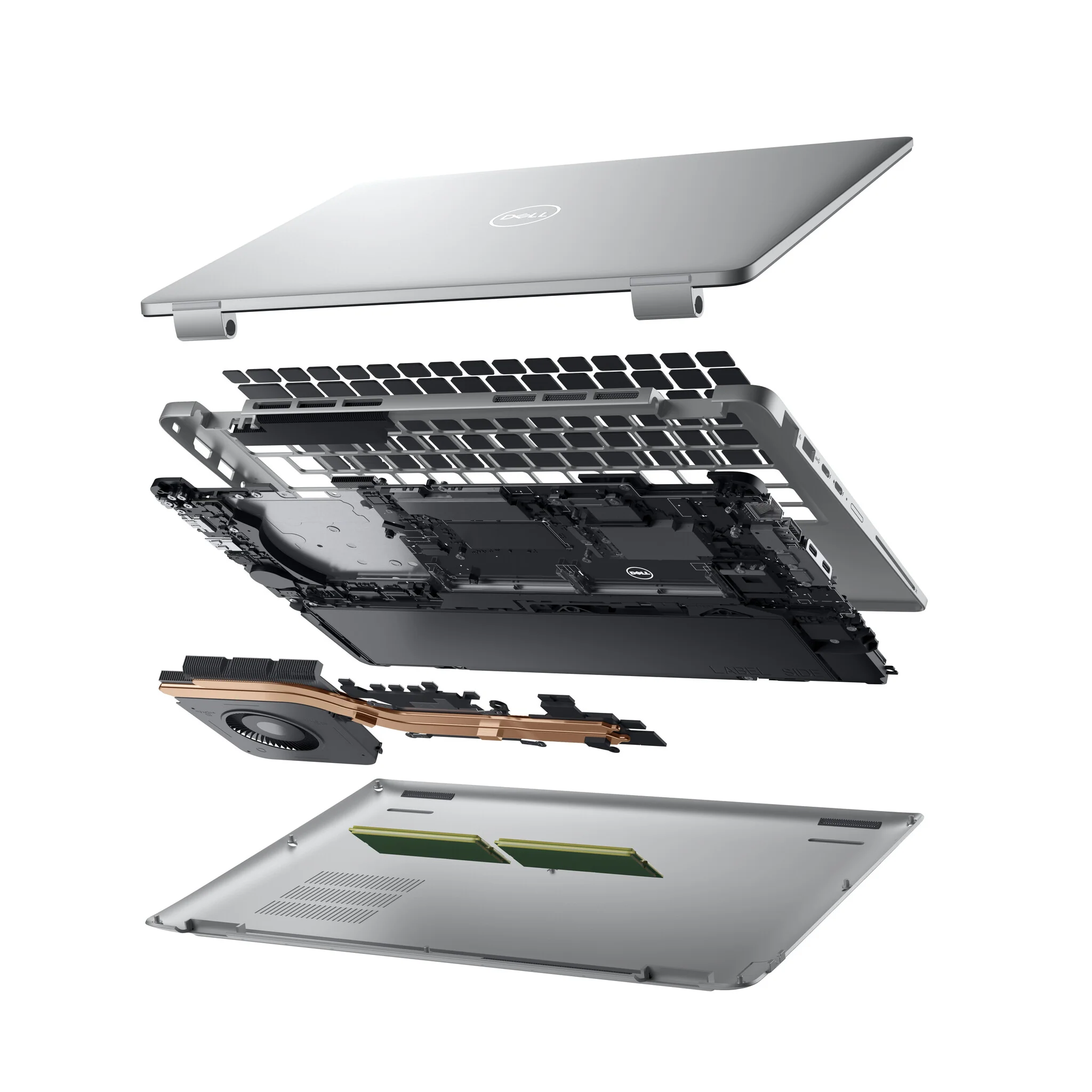 DELL Precision 3480 Laptop - 35.6 cm (14") - Intel® Core™ i7-1360P - 16 GB DDR5-SDRAM - 512 GB SSD - NVIDIA RTX A500 - Wi-Fi 6E - Windows 11 Pro - Grey - Image 8