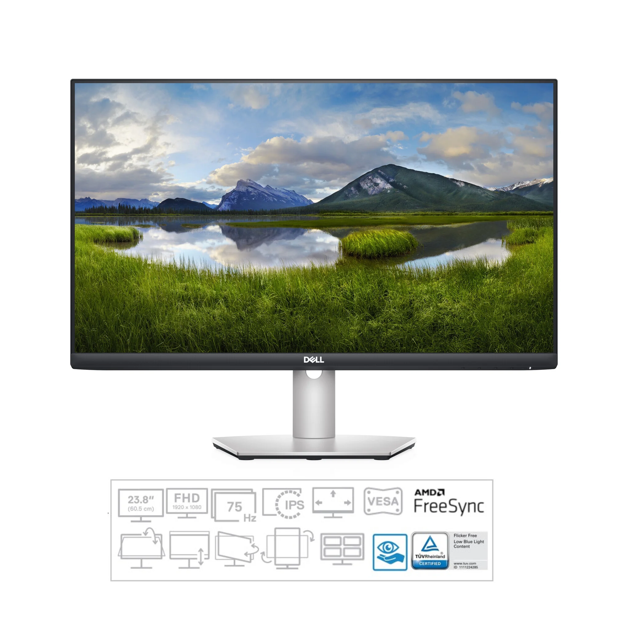 DELL S Series 24" S2421HS computer monitor 60.5 cm (23.8") 1920 x 1080 pixels Full HD LCD - Image 16