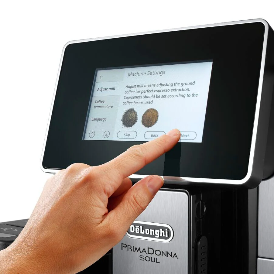 De'Longhi PrimaDonna Soul ECAM610.75.MB - Fully Automatic Bean to Cup Coffee Machine in Metal Black - Image 6