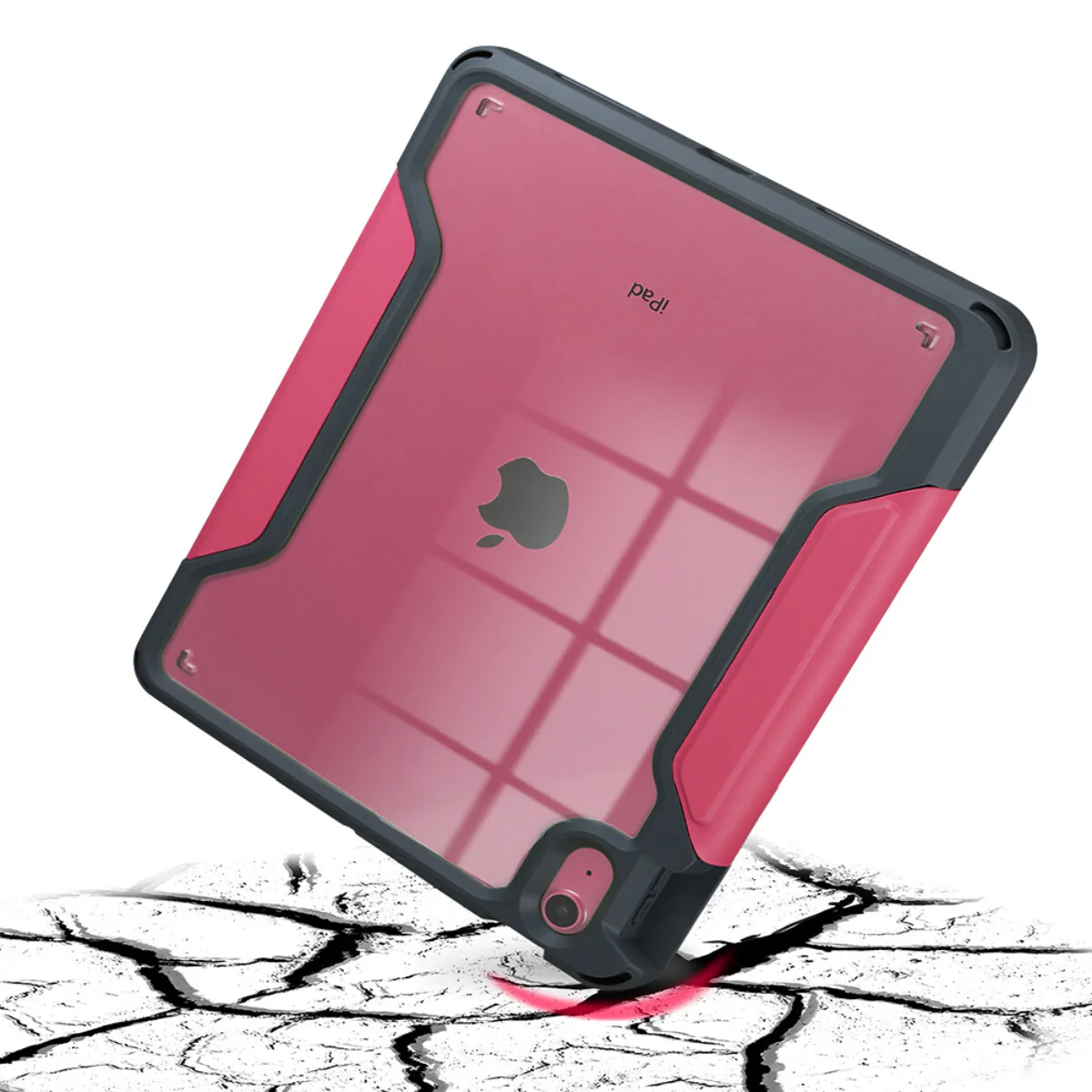 DEQSTER Rugged Max Case for 10.9" iPad in Pink - Image 5