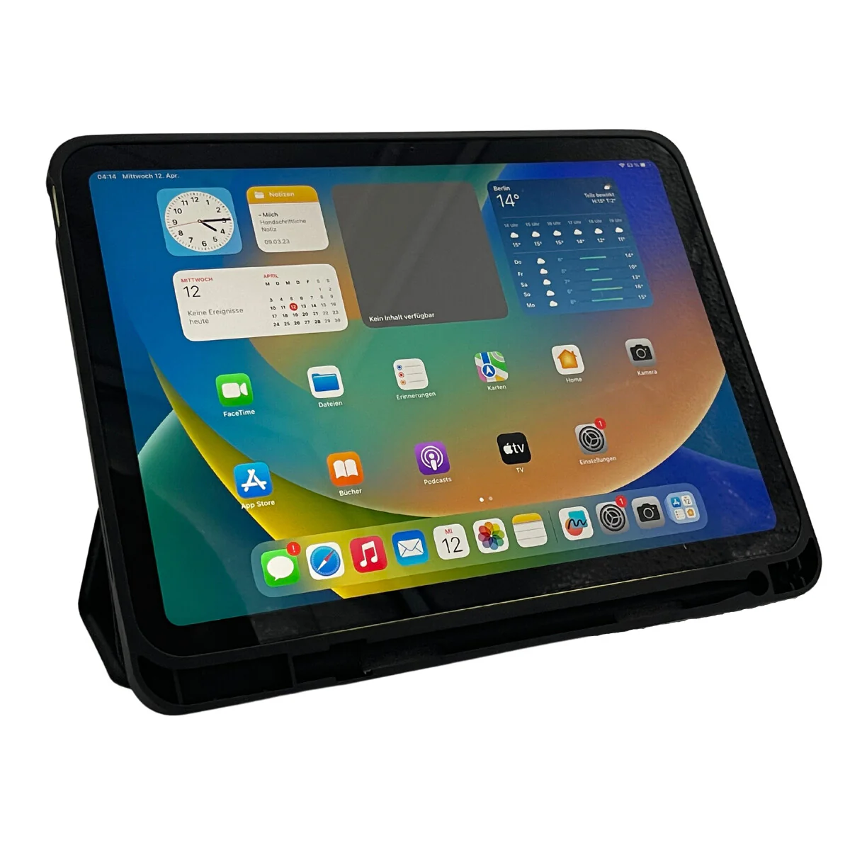 DEQSTER Slim Case for 10.9" iPad in Black - Image 3