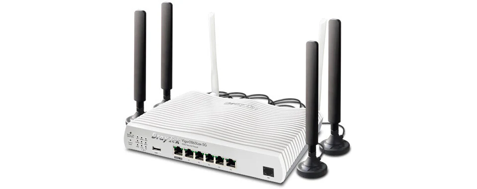 DrayTek Vigor 2865LAX-5G - Gigabit Ethernet Dual-band (2.4 GHz / 5 GHz) Wi-Fi 6 Wireless Router - Image 3