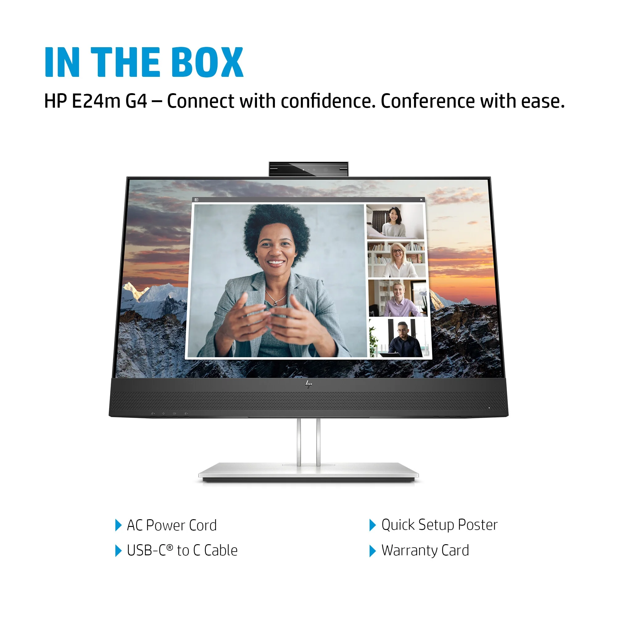 HP E24M G4 - 60.5 cm (23.8") - 1920 x 1080 pixels FHD Monitor - Image 14