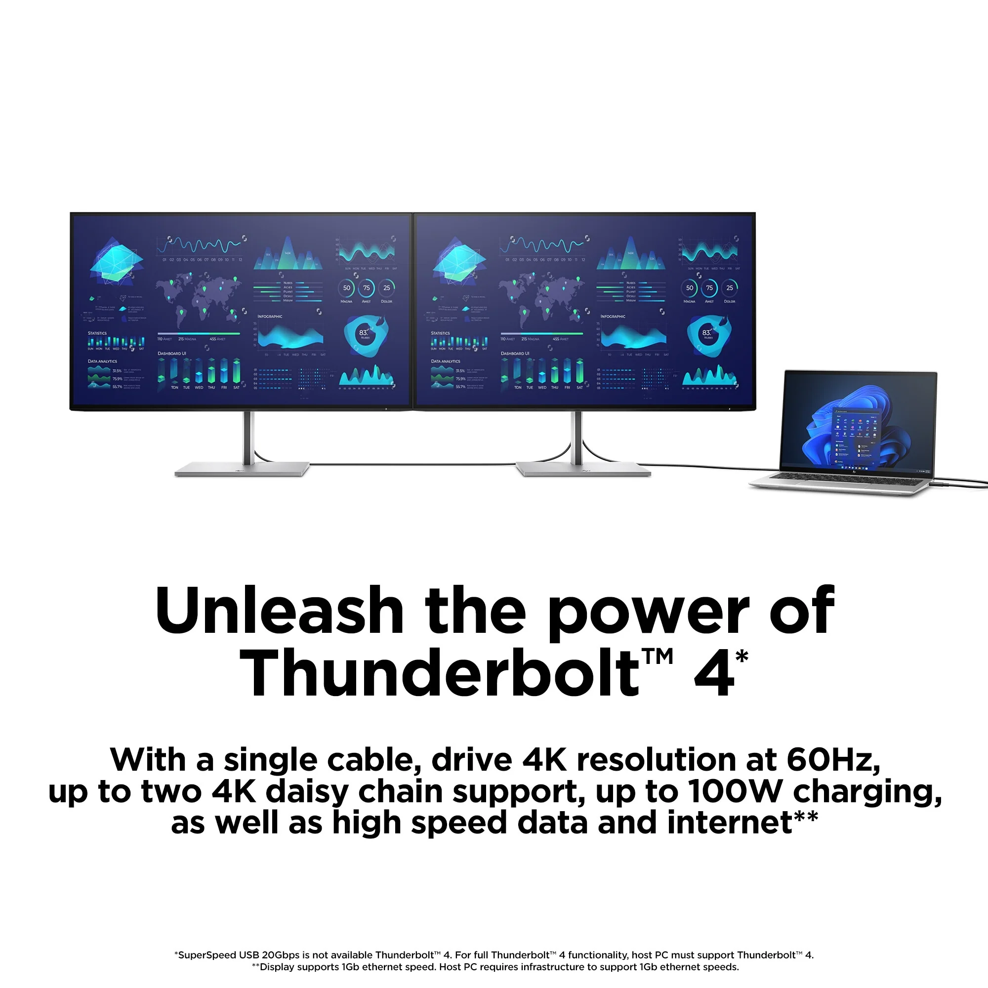 HP E24M G4 - 60.5 cm (23.8") - 1920 x 1080 pixels FHD Monitor - Image 8