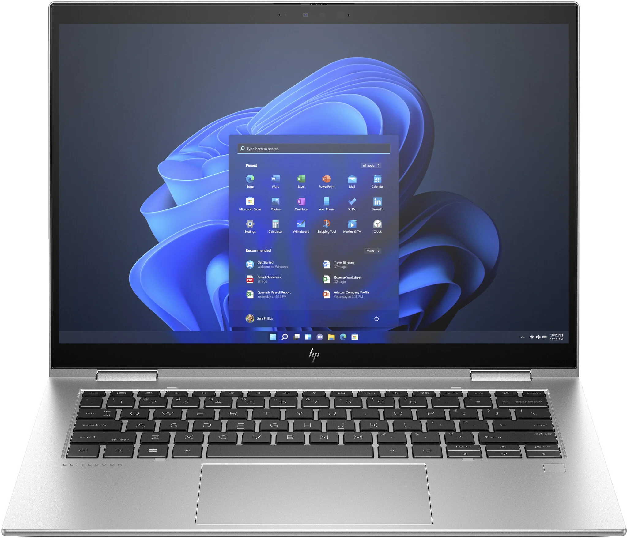 HP Elite x360 1040 G10 Hybrid (2-in-1) - 35.6 cm (14") - Touchscreen - Intel® Core™ i7-1355U - 16 GB LPDDR5-SDRAM - 512 GB SSD - Wi-Fi 6E - Windows 11 Pro - Silver