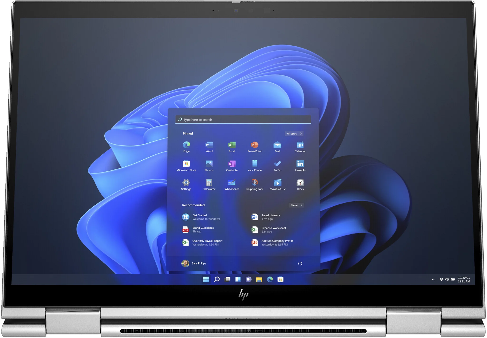 HP Elite x360 1040 G10 Hybrid (2-in-1) - 35.6 cm (14") - Touchscreen - Intel® Core™ i7-1355U - 16 GB LPDDR5-SDRAM - 512 GB SSD - Wi-Fi 6E - Windows 11 Pro - Silver - Image 8