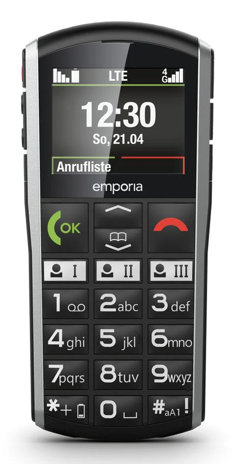 Emporia SIMPLICITY-LTE - Black / Silver
