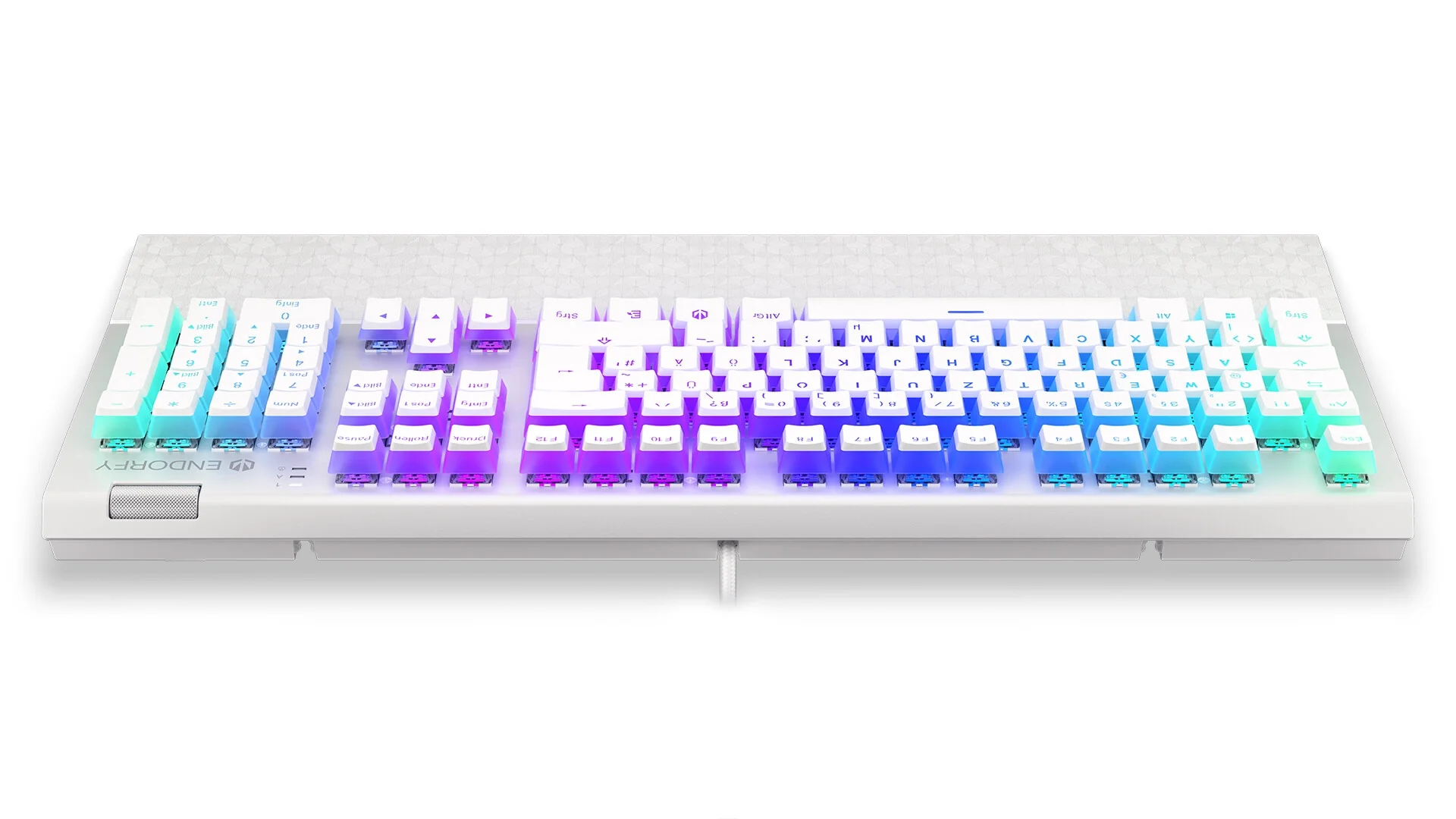 ENDORFY Thock - USB Wired RGB Mechanical Keyboard in White (QWERTZ German) - Image 4