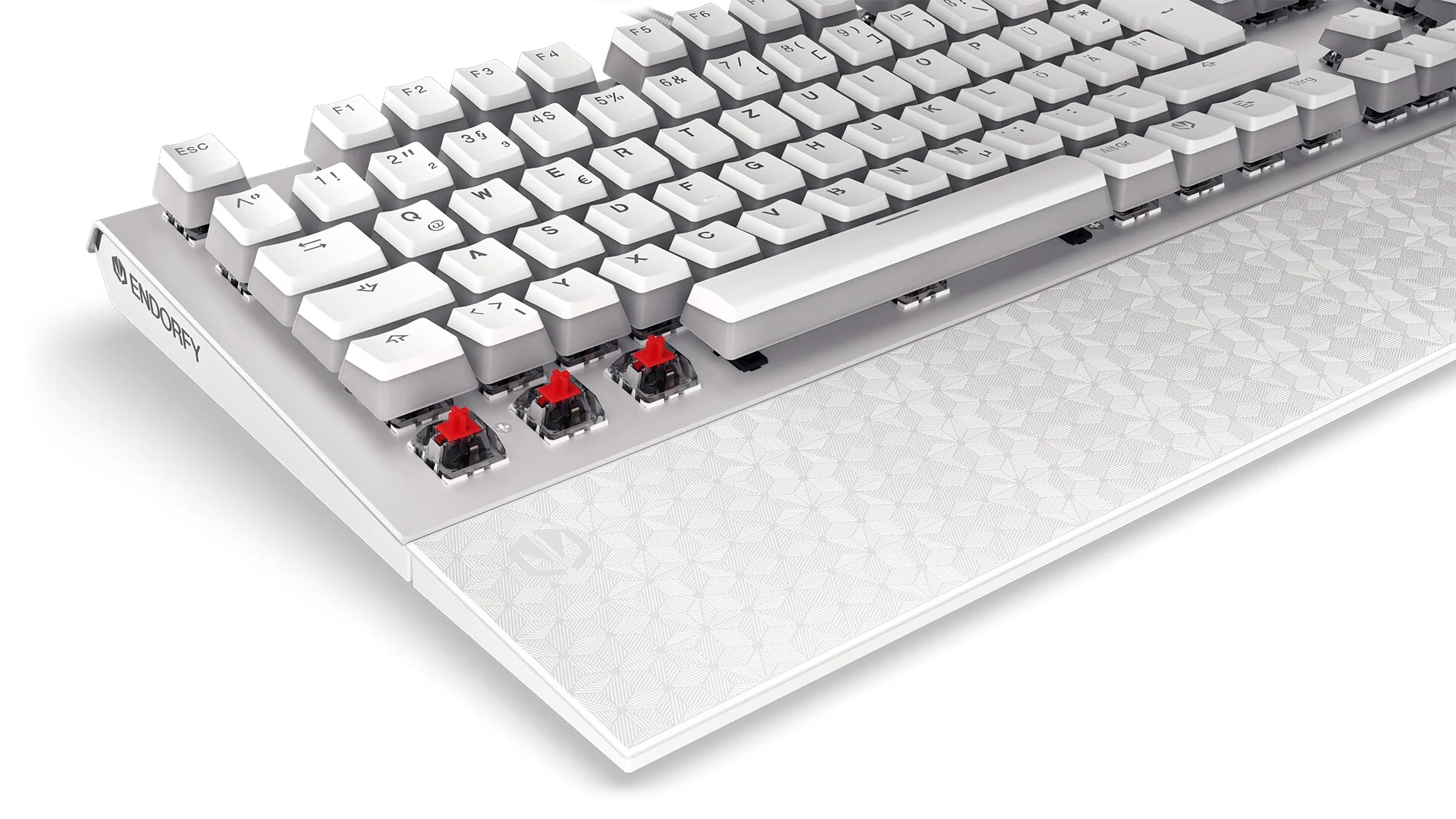 ENDORFY Thock - USB Wired RGB Mechanical Keyboard in White (QWERTZ German) - Image 9