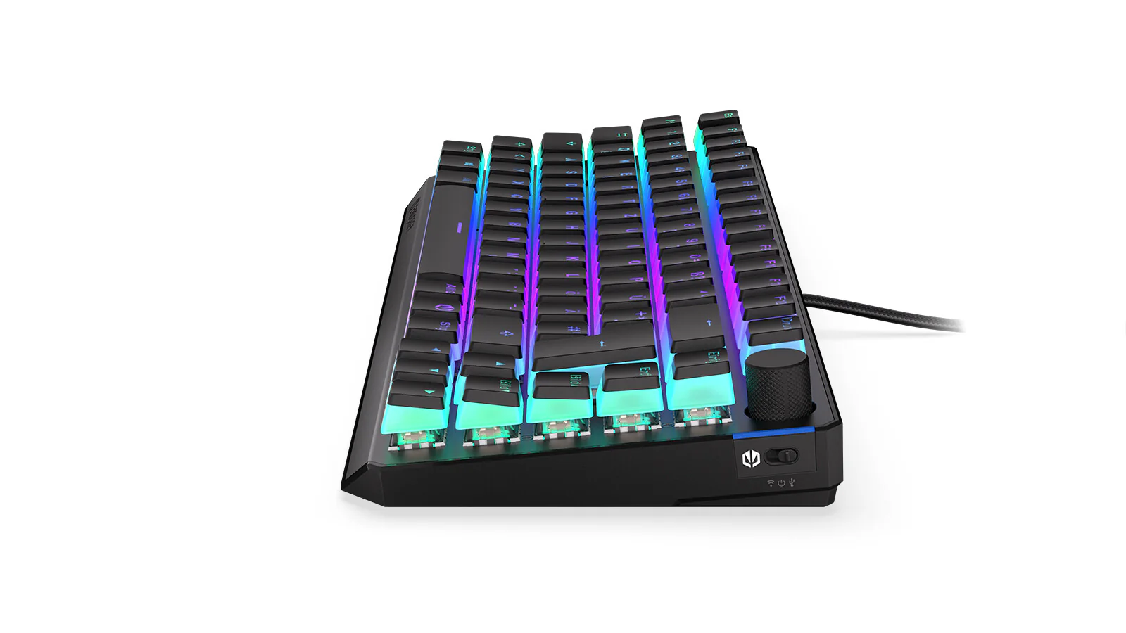 ENDORFY Thock 75% - USB Wired + RF Wireless RGB Mechanical Keyboard in Black (QWERTZ German) - Image 8