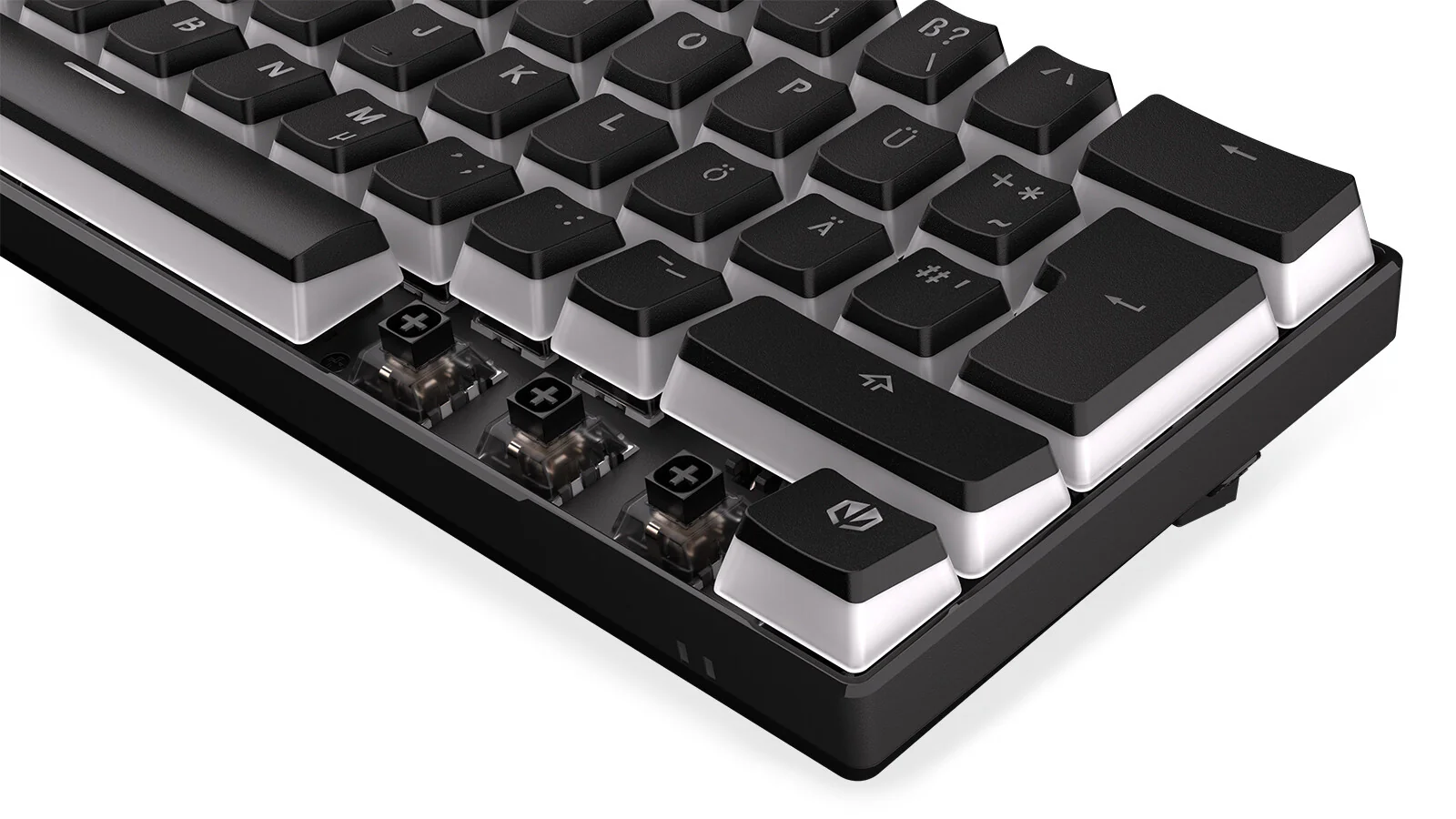 ENDORFY Thock Compact - USB Wired + RF Wireless RGB Mechanical Keyboard in Black (QWERTZ German) - Image 10