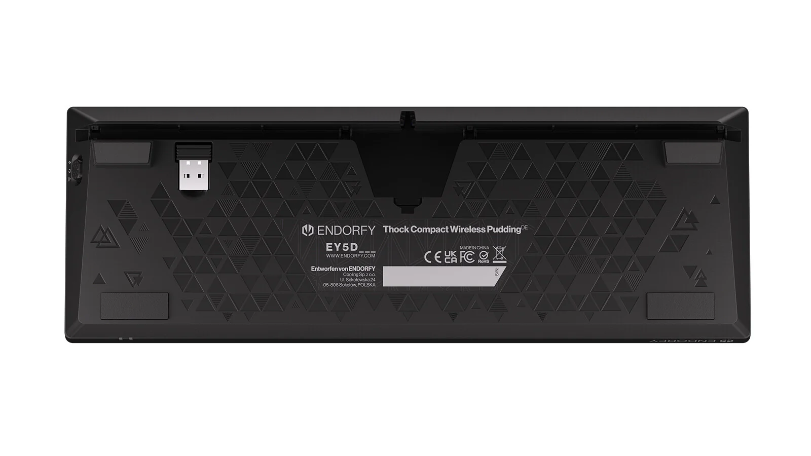 ENDORFY Thock Compact - USB Wired + RF Wireless RGB Mechanical Keyboard in Black (QWERTZ German) - Image 13