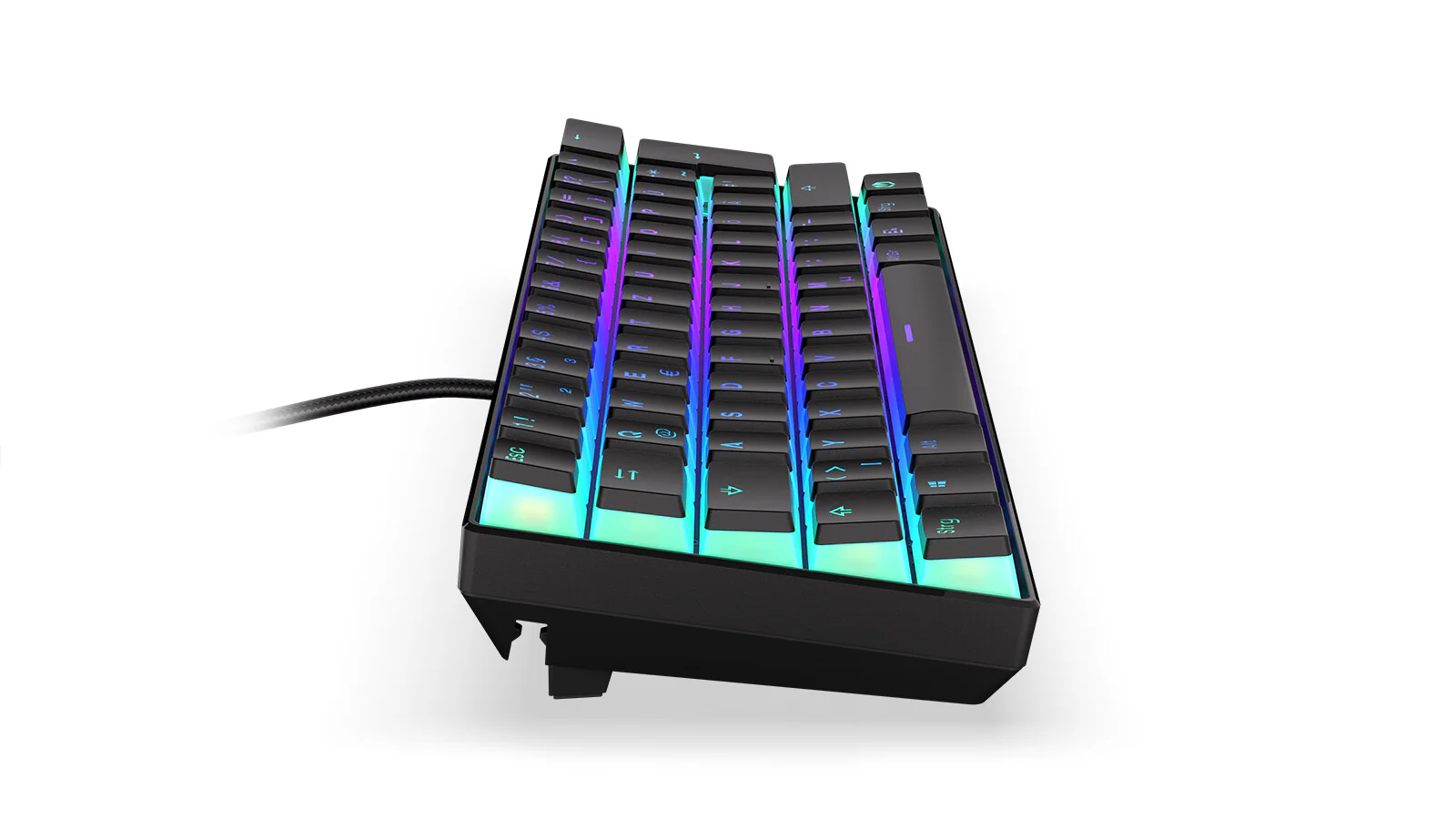 ENDORFY Thock Compact - USB Wired + RF Wireless RGB Mechanical Keyboard in Black (QWERTZ German) - Image 6
