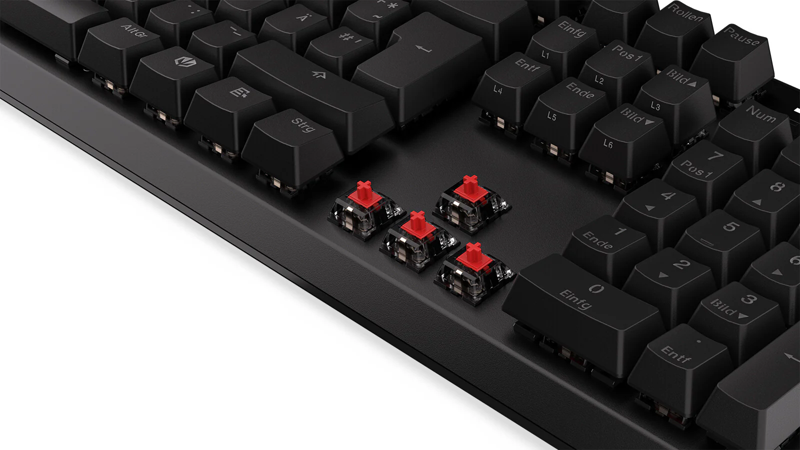 ENDORFY Thock - USB Wired RGB Mechanical Keyboard in Black (QWERTZ German) - Image 8