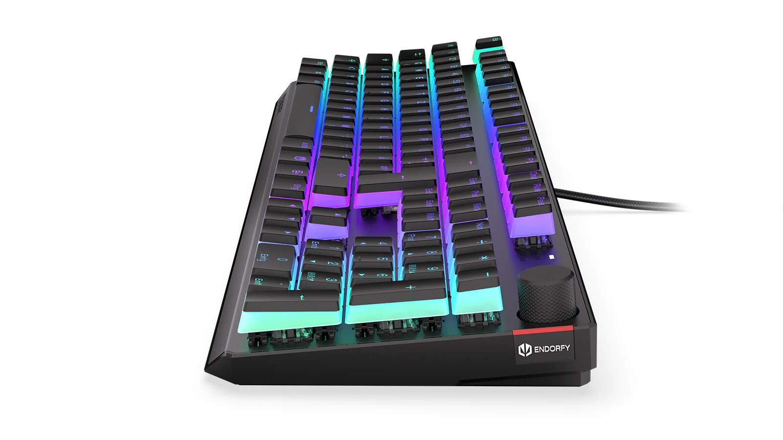 ENDORFY Thock - USB Wired RGB Mechanical Keyboard in Black (QWERTZ German) - Image 7