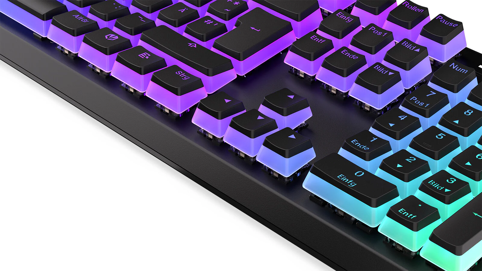 ENDORFY Thock - USB Wired RGB Mechanical Keyboard in Black (QWERTZ German) - Image 8