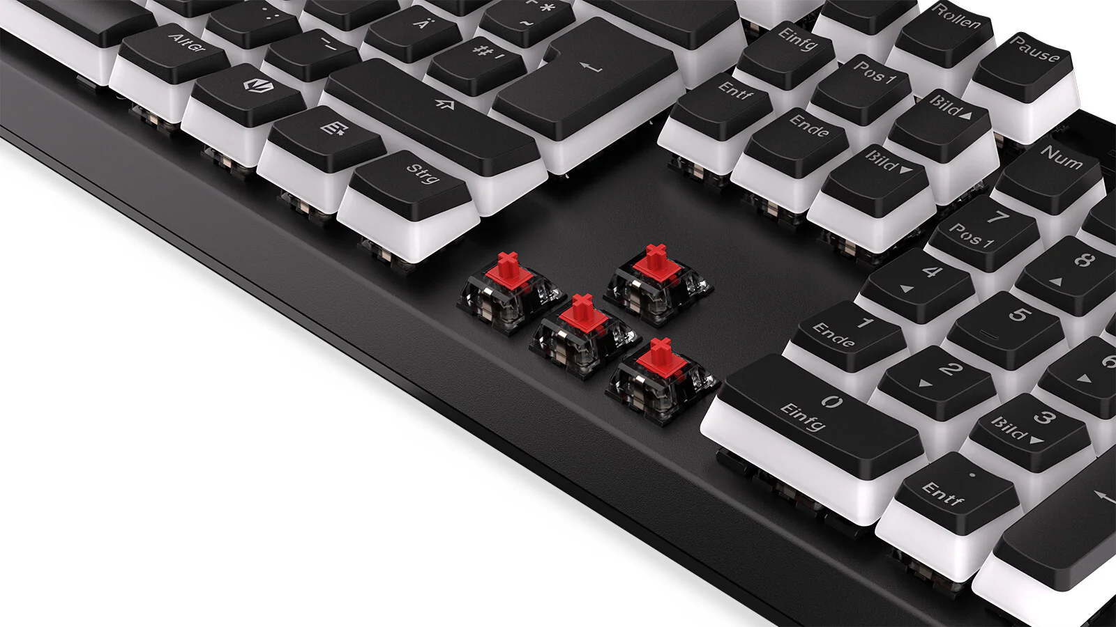 ENDORFY Thock - USB Wired RGB Mechanical Keyboard in Black (QWERTZ German) - Image 9