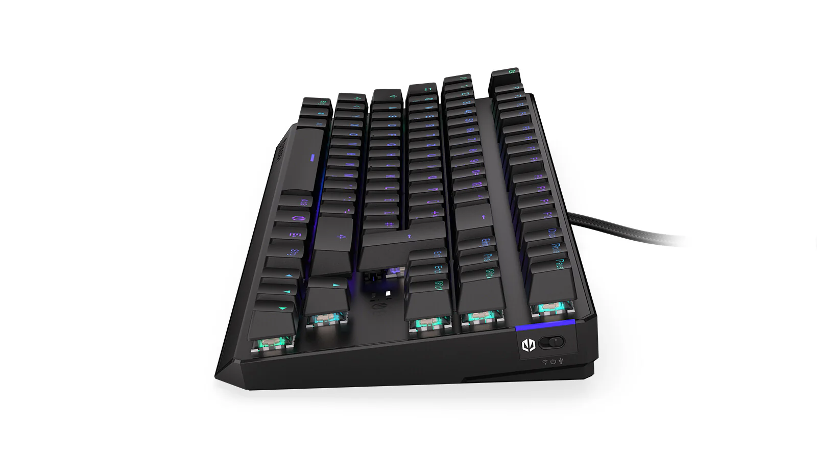 ENDORFY Thock TKL - USB Wired + RF Wireless RGB Mechanical Keyboard in Black (QWERTZ German) - Image 7