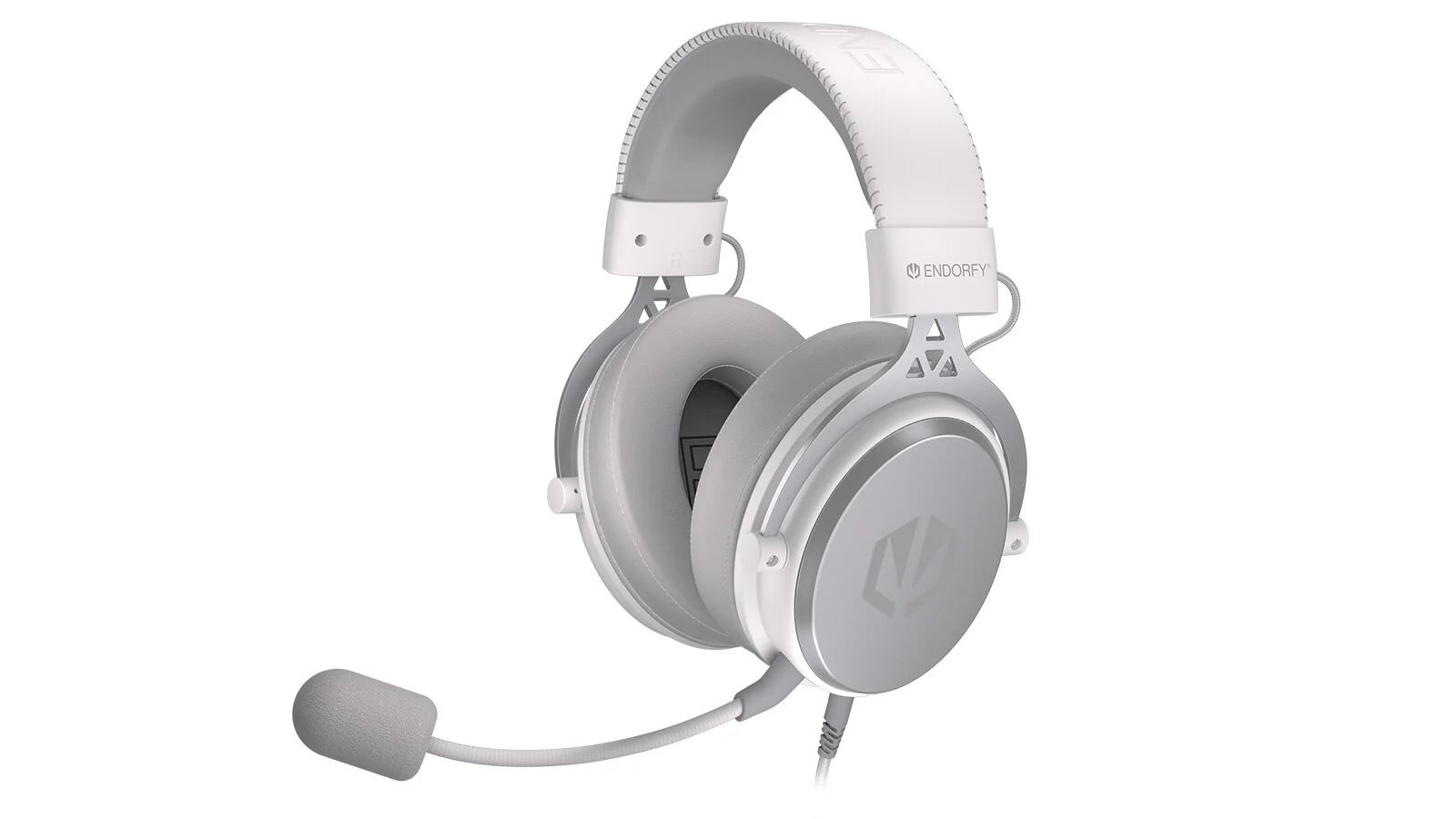 ENDORFY VIRO Onyx - 3.5mm Wired Headset in White - Image 2