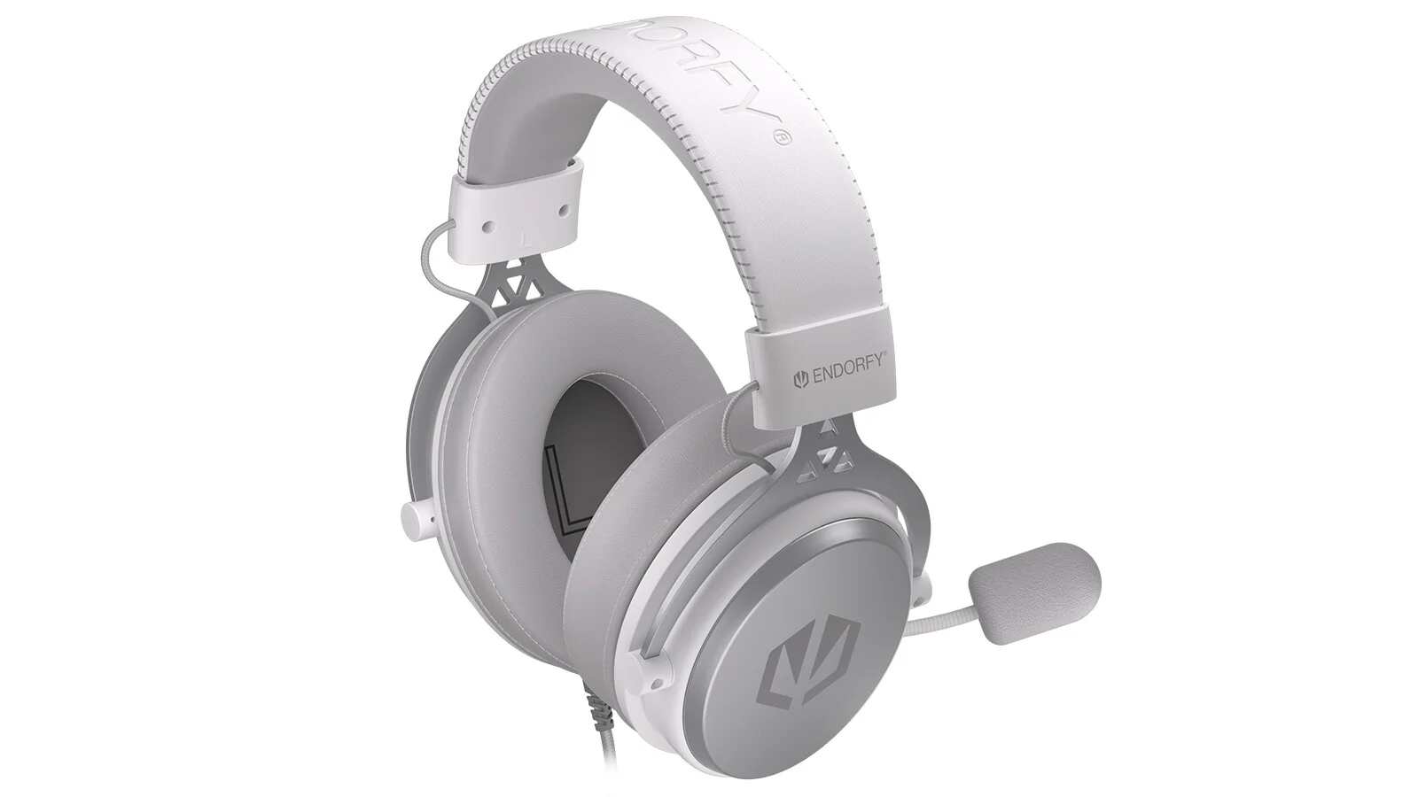 ENDORFY VIRO Plus Onyx - 3.5mm Wired Headset in White - Image 4