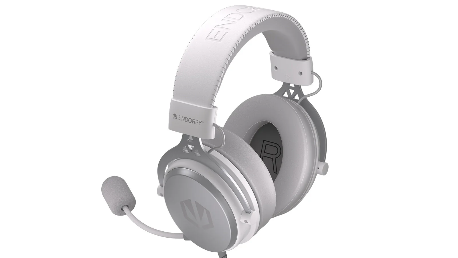 ENDORFY VIRO Plus Onyx - 3.5mm Wired Headset in White - Image 5