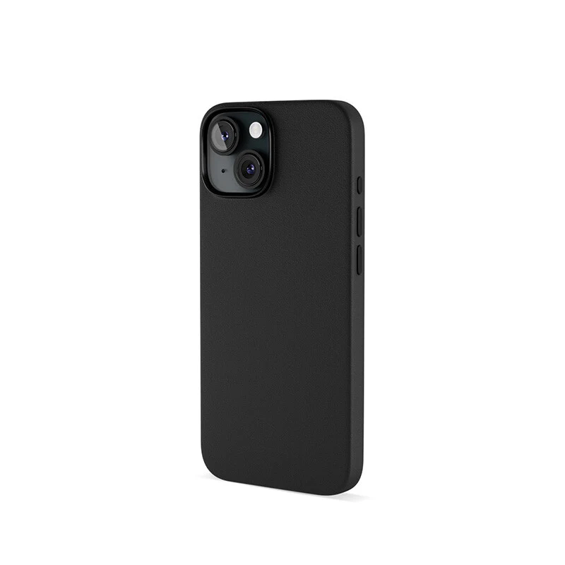 Epico Mag+ Leather Case for iPhone 15 Plus in Black - Image 4