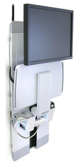 Ergotron StyleView Vertical Lift, Patient Room 61 cm (24") White Wall - Image 2
