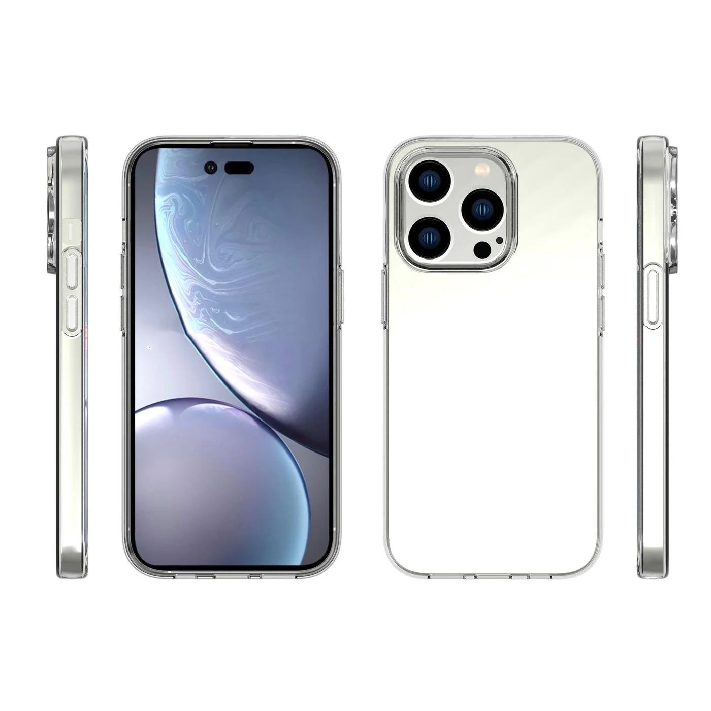 eSTUFF LONDON mobile phone case for iPhone 14 Pro in Transparent - Image 2