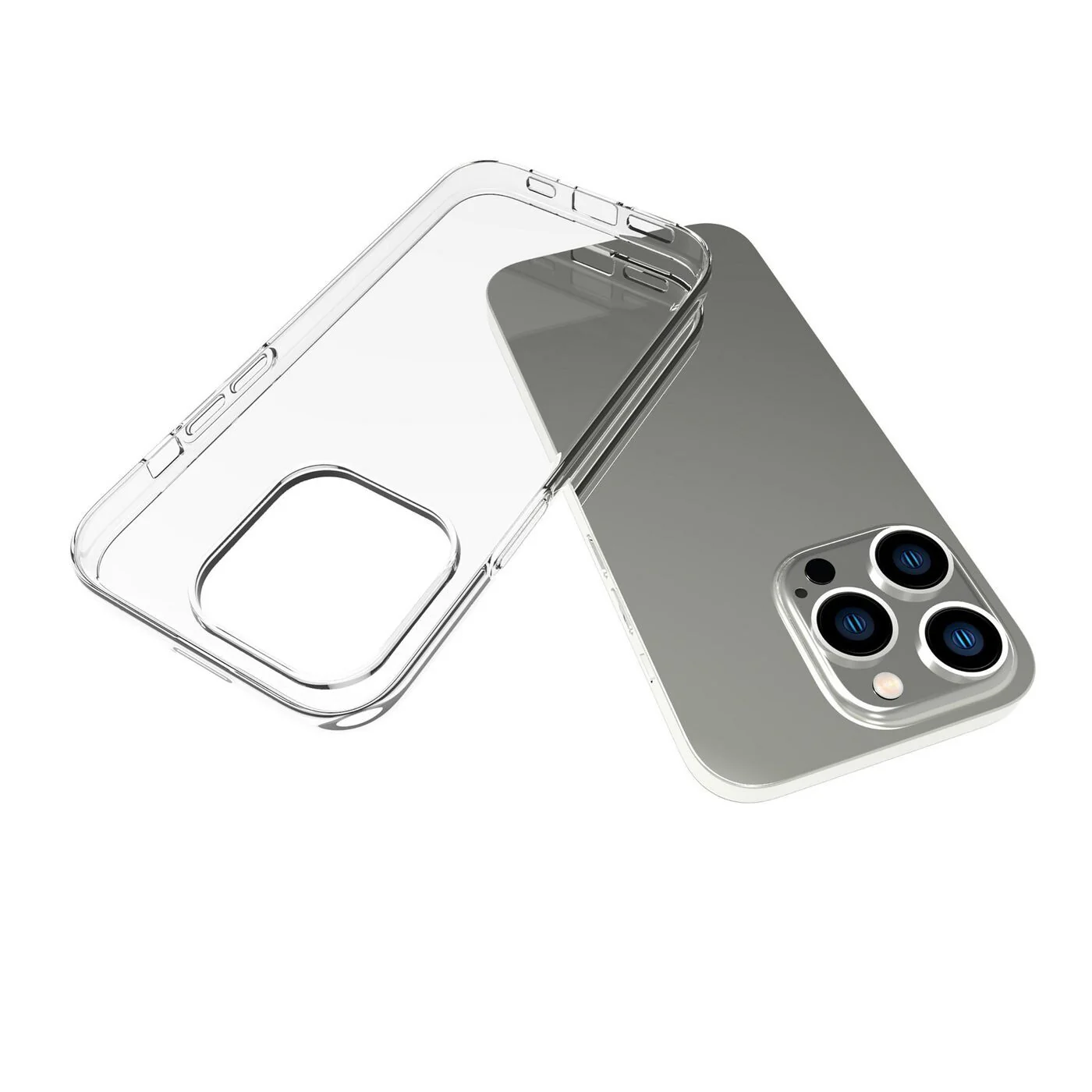 eSTUFF LONDON mobile phone case for iPhone 14 Pro in Transparent - Image 3