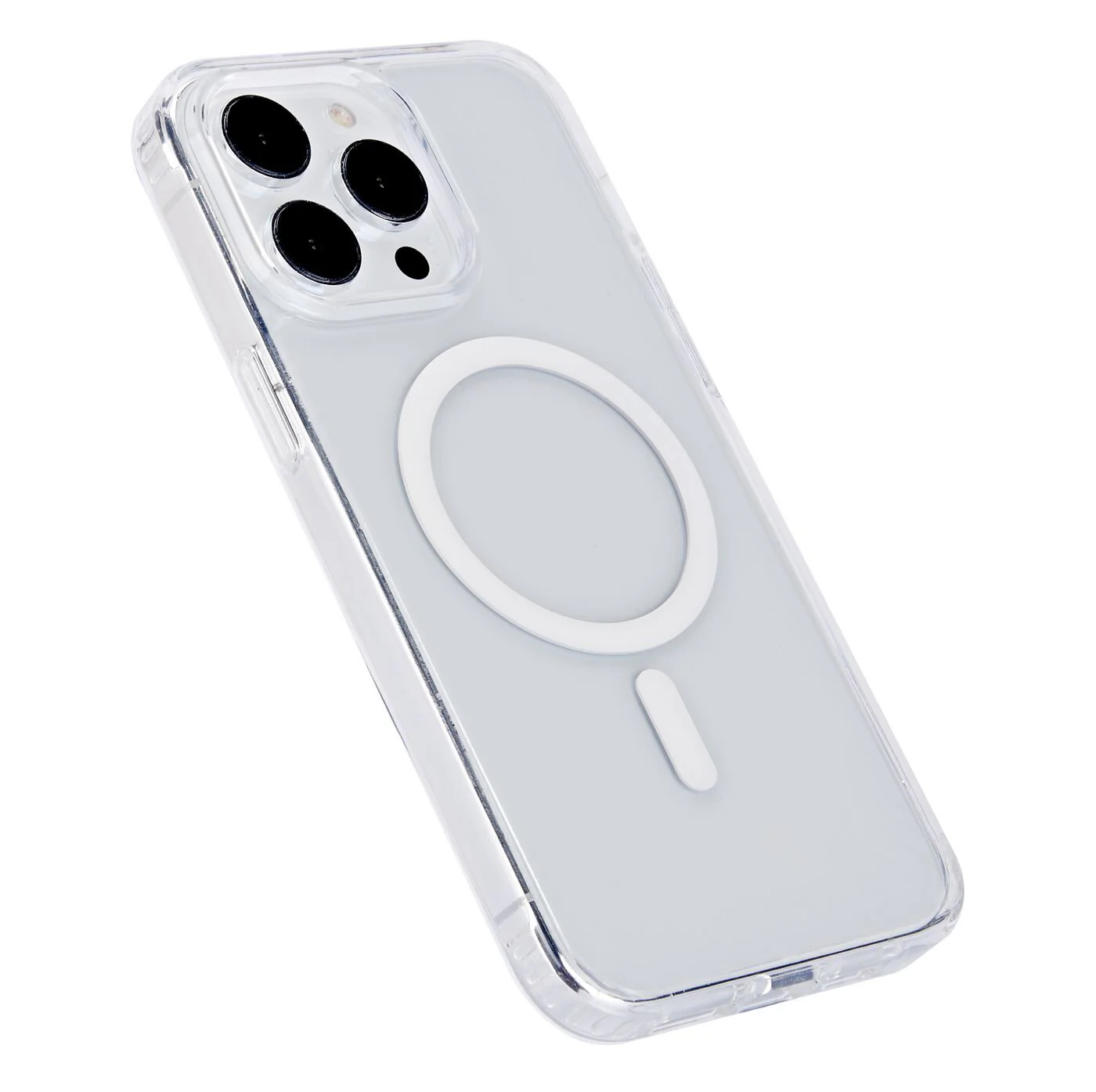 eSTUFF BERLIN Magnetic Hybrid mobile phone case for iPhone 15 Pro in Transparent - Image 4
