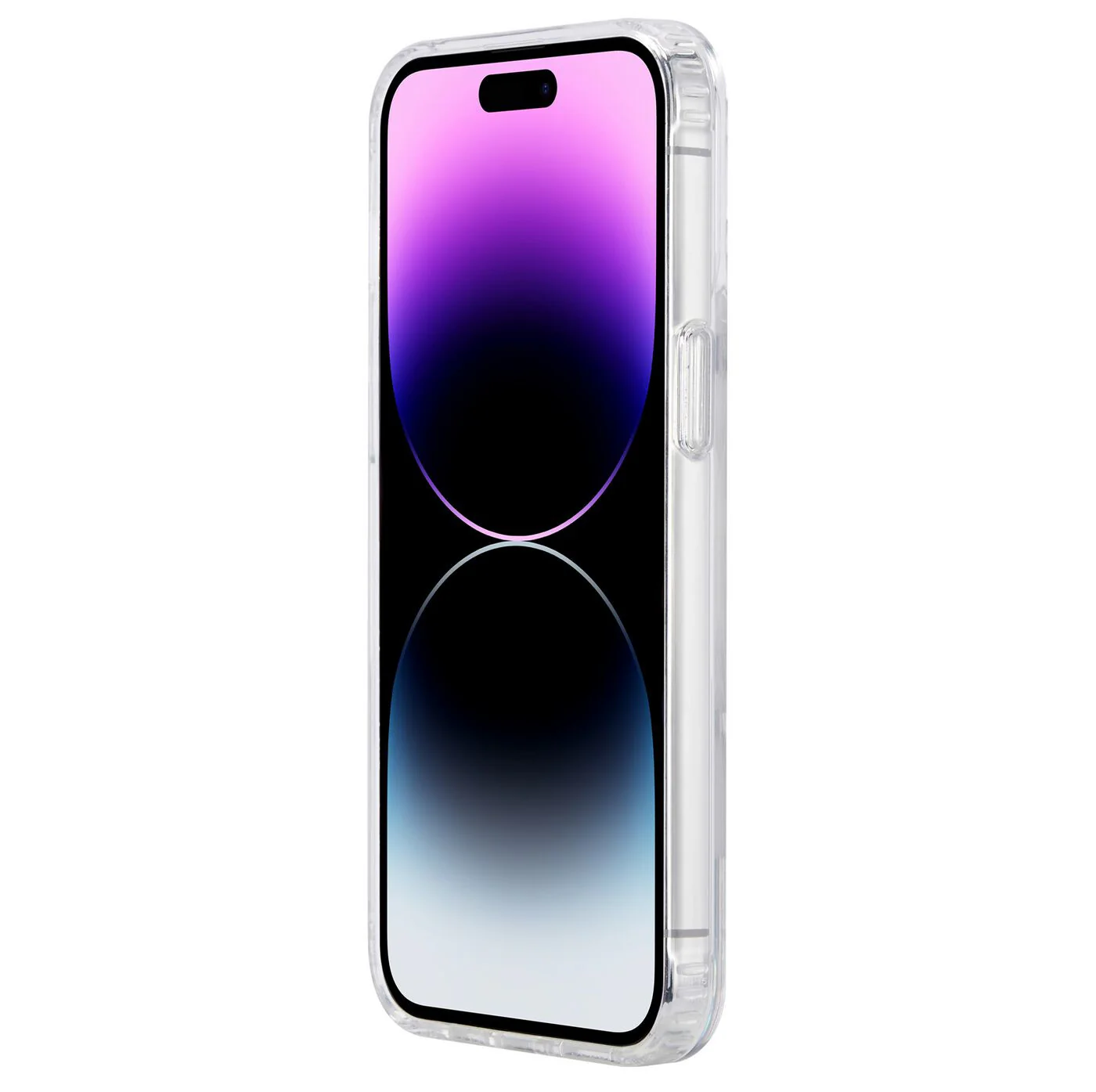 eSTUFF BERLIN Magnetic Hybrid mobile phone case for iPhone 15 Pro in Transparent - Image 5