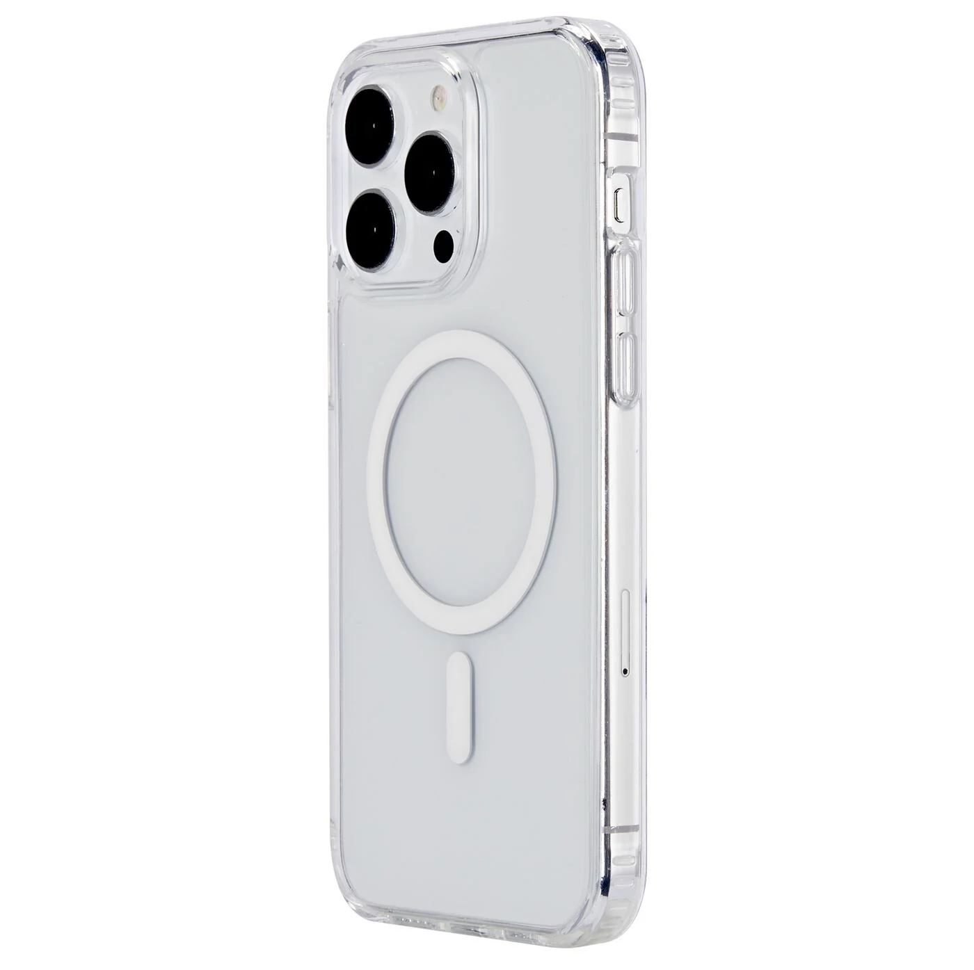eSTUFF BERLIN Magnetic Hybrid mobile phone case for iPhone 15 Pro Max in Transparent - Image 4