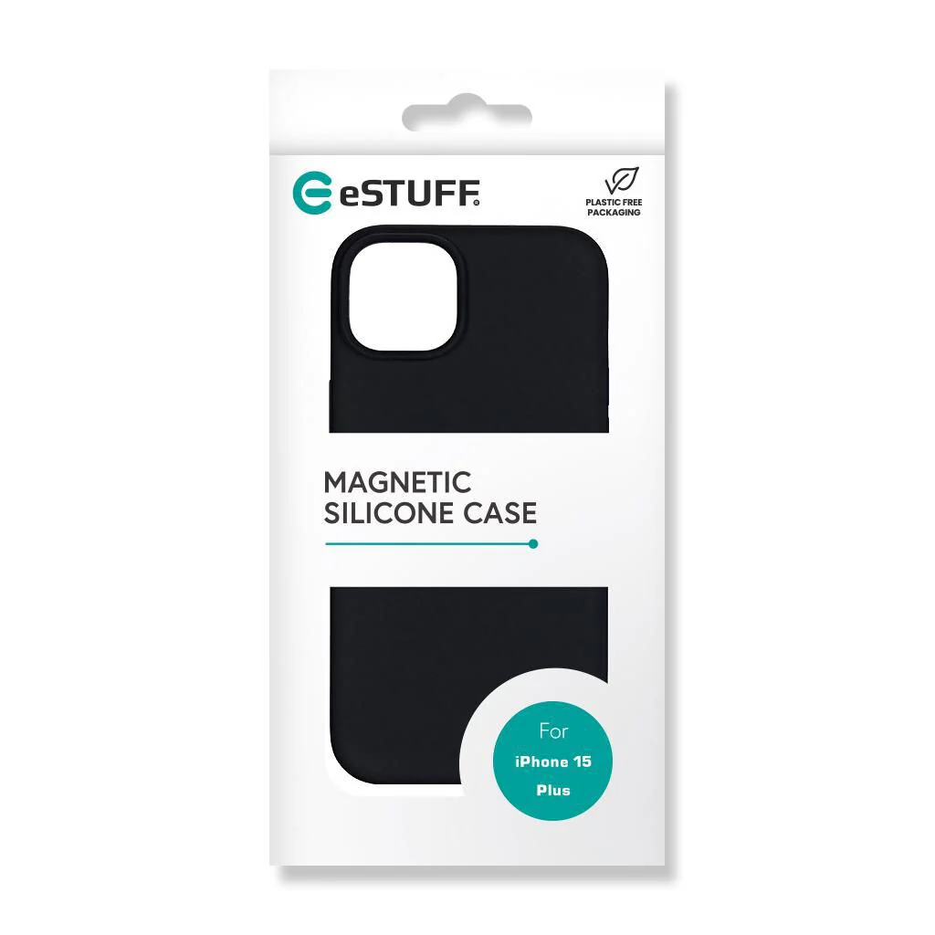 eSTUFF INFINITE ROME mobile phone case with MagSafe for iPhone 15 Plus in Black - Image 9