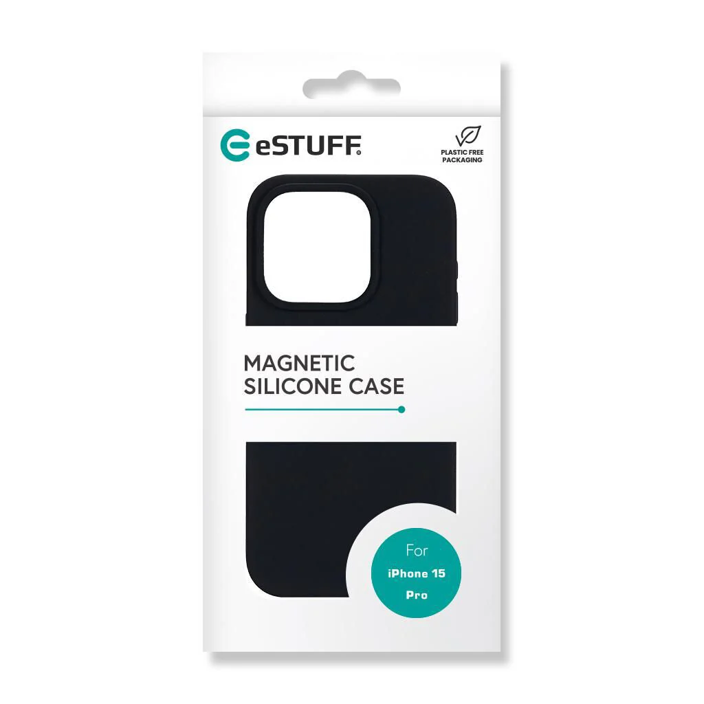 eSTUFF INFINITE ROME mobile phone case with MagSafe for iPhone 15 Pro in Black - Image 9