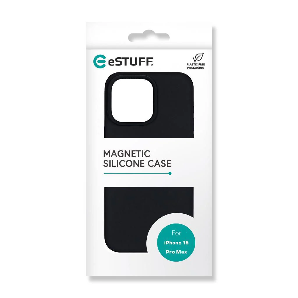 eSTUFF INFINITE ROME mobile phone case with MagSafe for iPhone 15 Pro Max in Black - Image 8