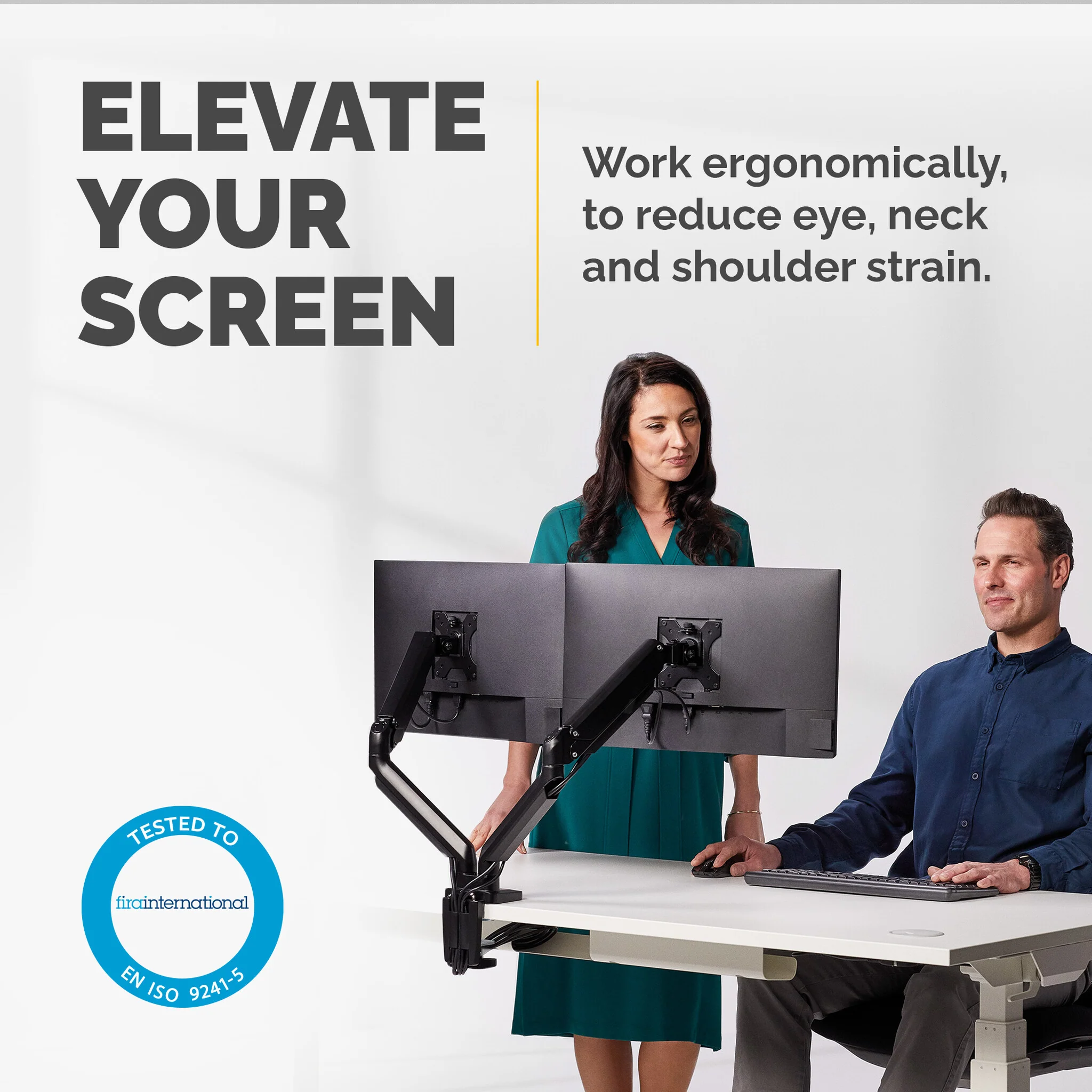 Fellowes Platinum Series 8042501 - Desk monitor mount for upto 81.3 cm (32") - Image 2