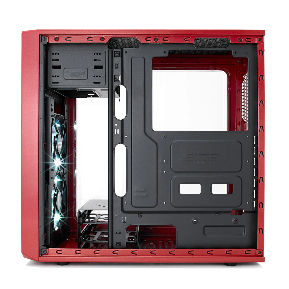 Fractal Design Focus G - ATX Mid Tower Case in Black / Red - Image 8