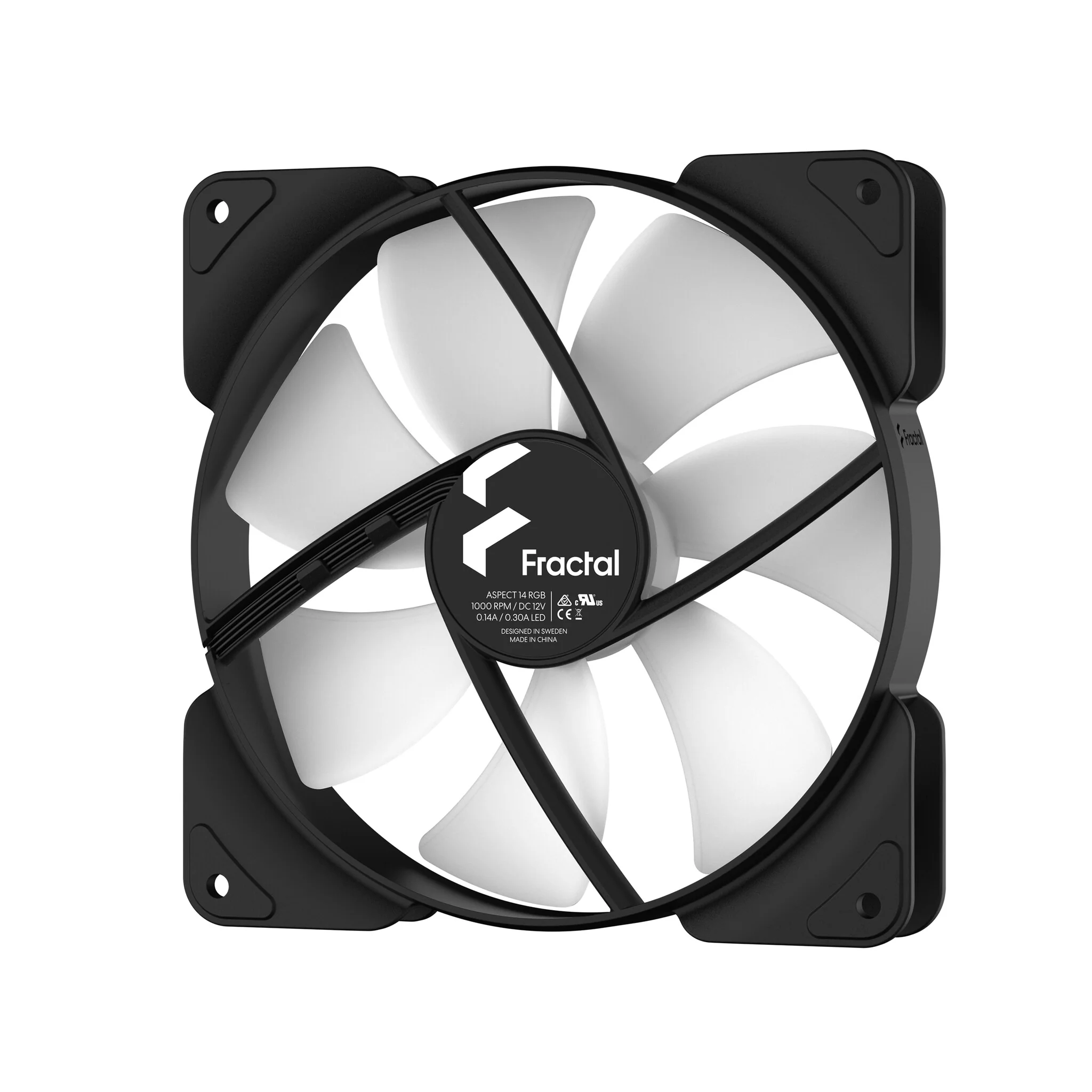 Fractal Design Aspect 14 RGB - Computer Case Fan in Black - 140mm - Image 4